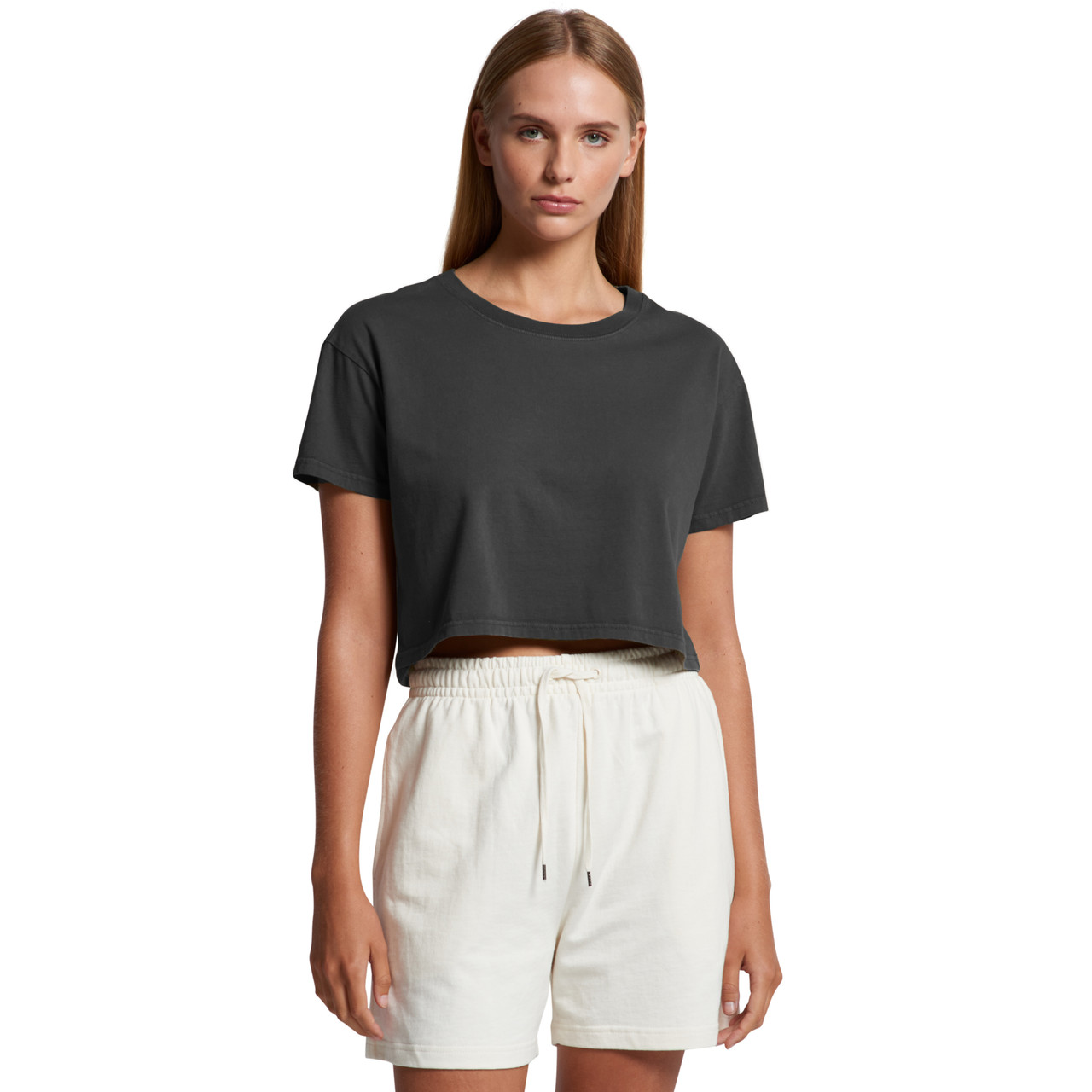 Wo's Faded Crop Tee | 4062F 15