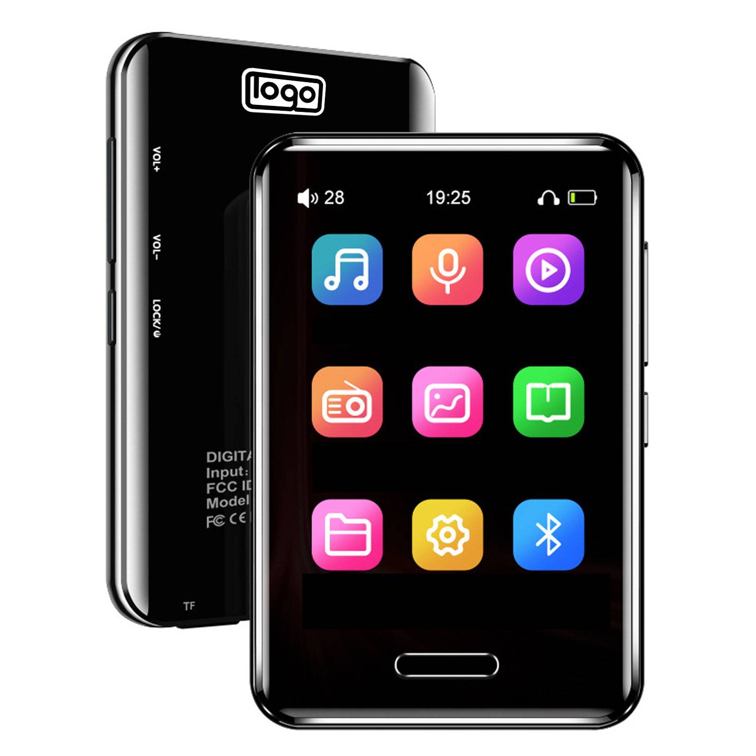 2.8 Inch Full Touch Screen Lossless MP3 9