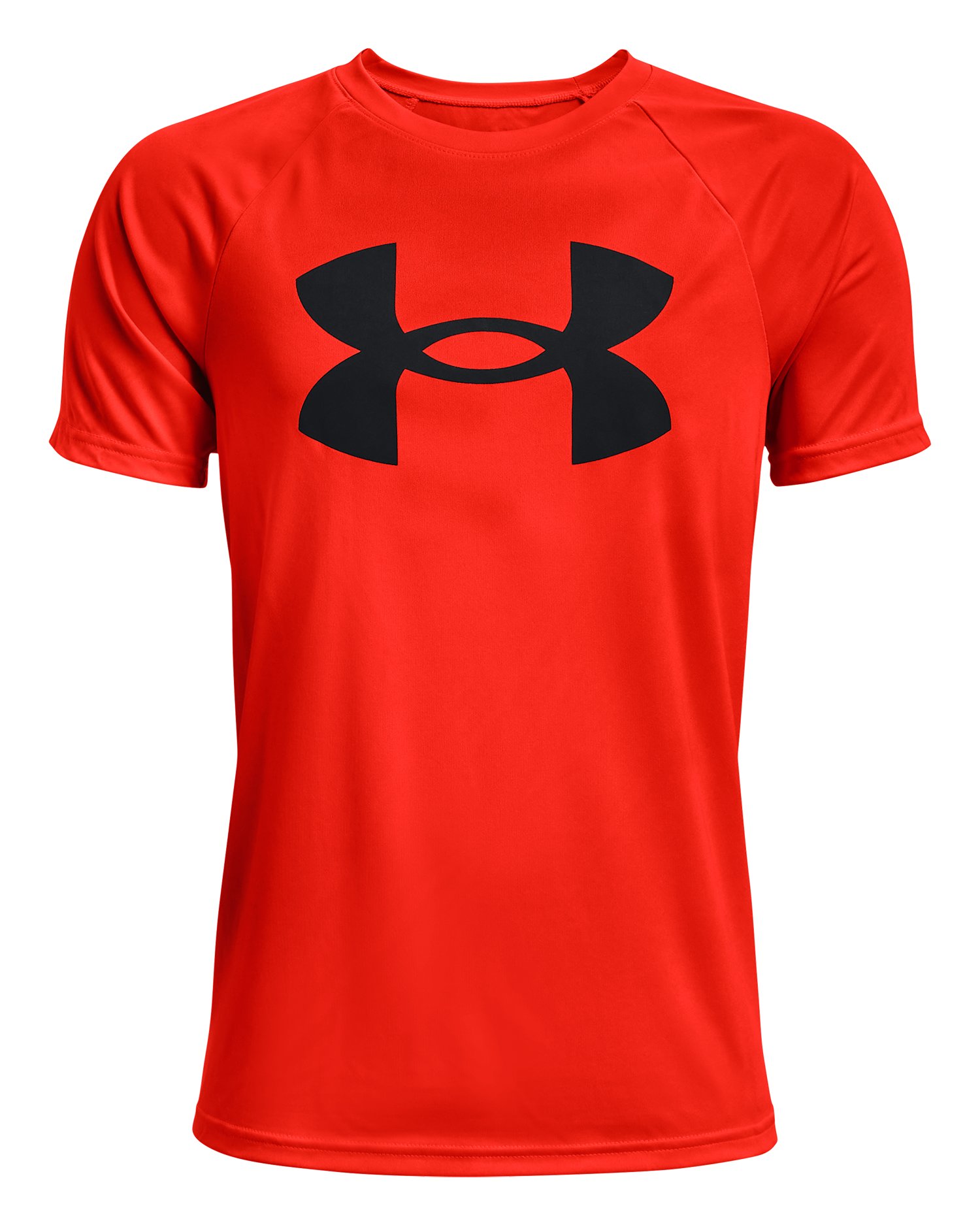 UA Tech Big Logo Boys' Short Sleeve 34