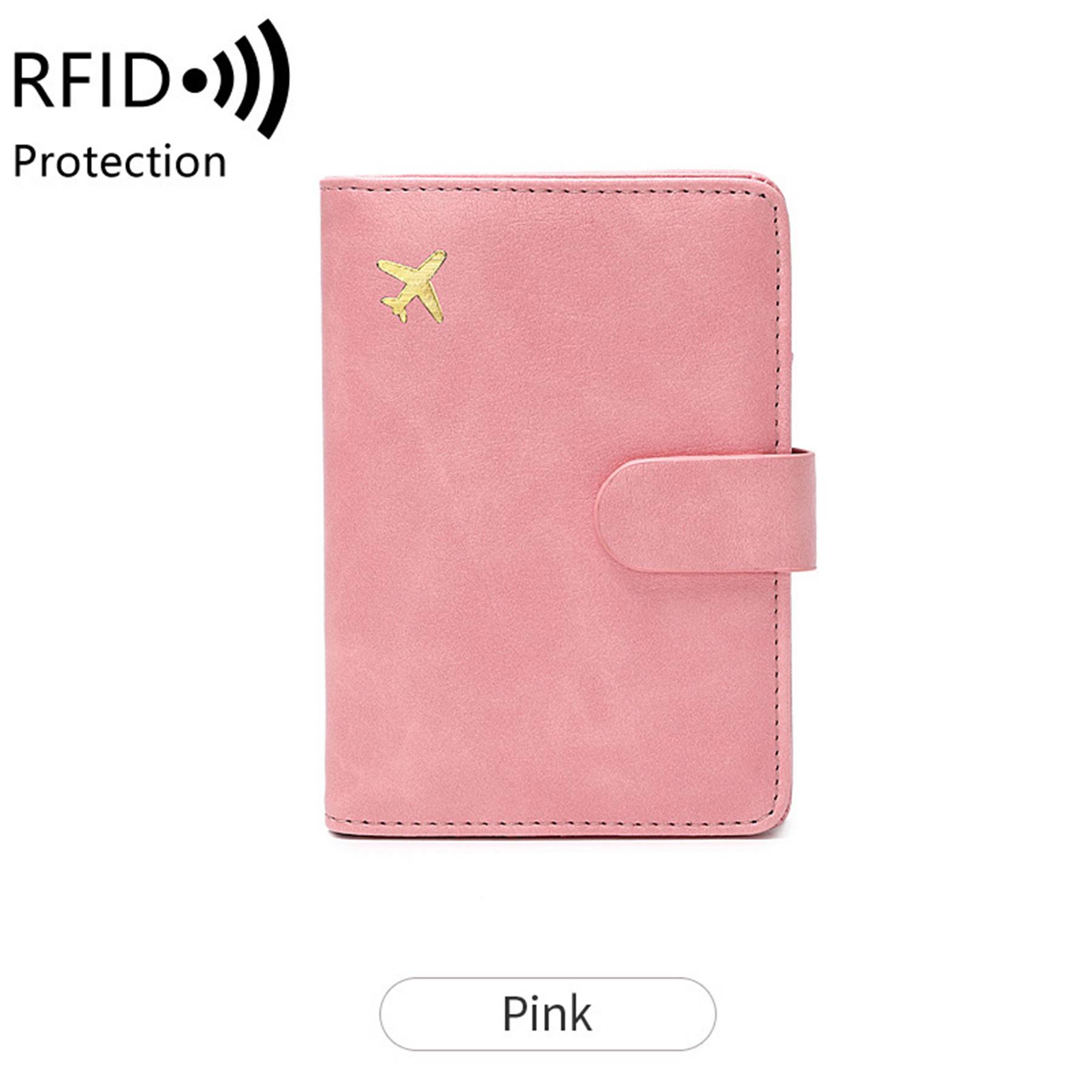 PU Leather RFID Passport/Card Wallet With Arita holder 4