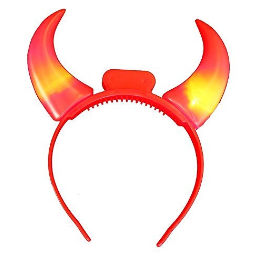 Flashing Party Ox Horns Headbands Glow 6