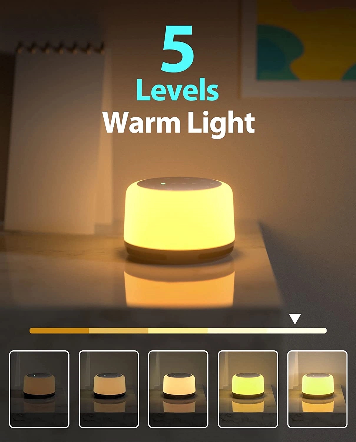 White Noise Sound Machine/Night Light 5