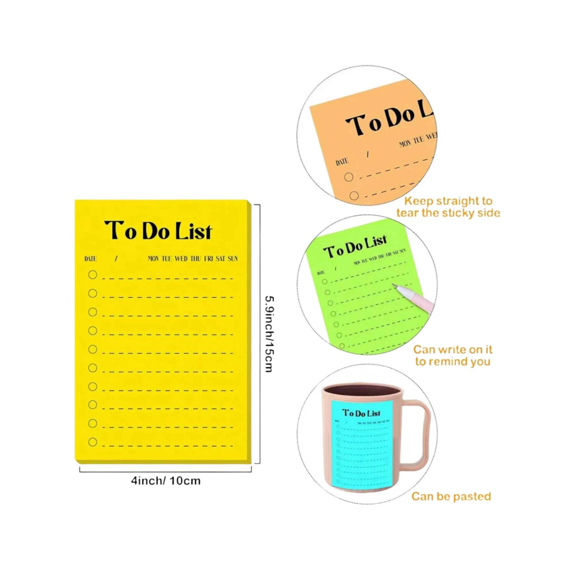 Souvenir Sticky Note 4" x 6" Pad, 25 sheet 8