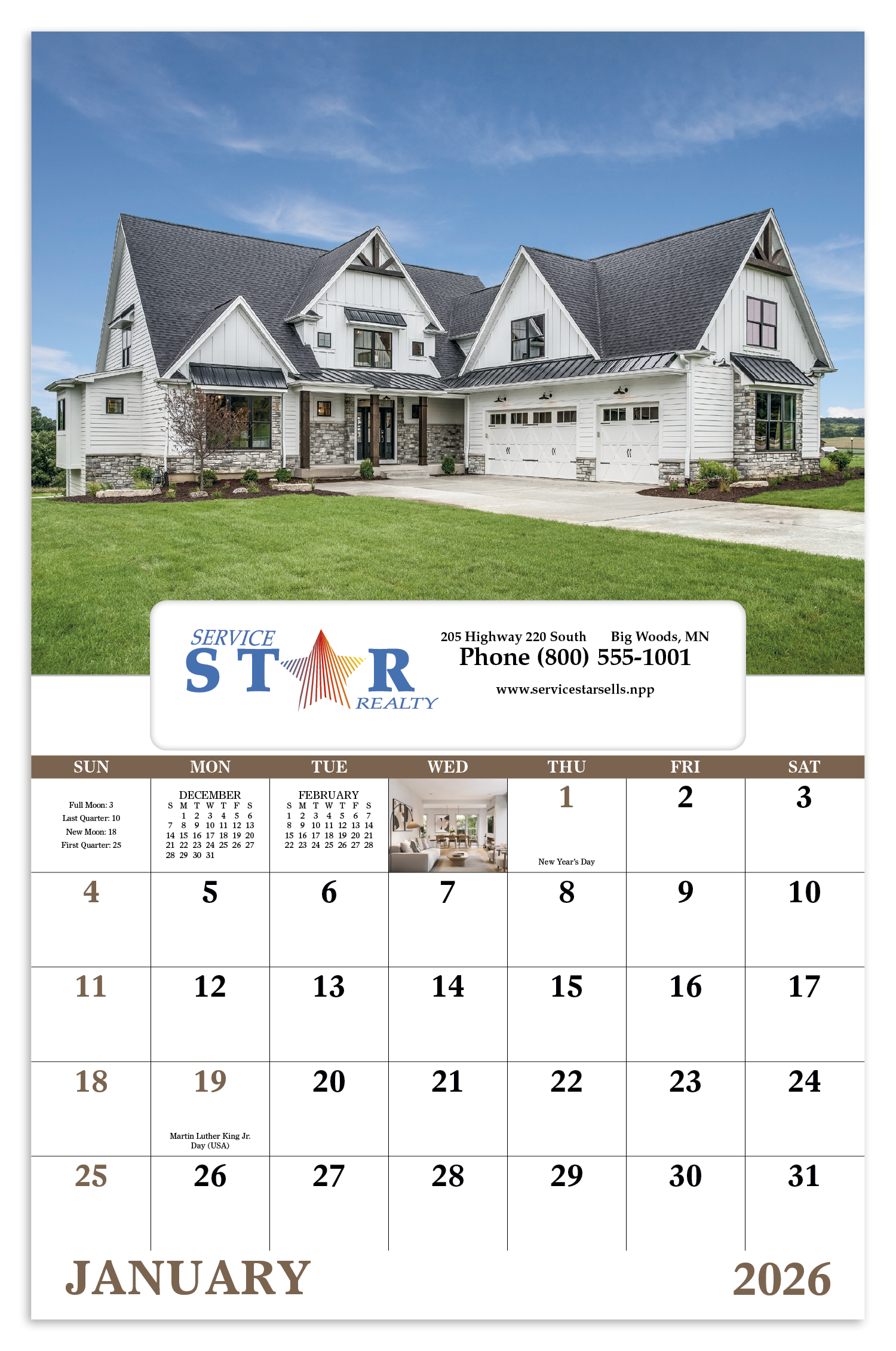 Good Value™ Welcome Home - Window Calendar 35