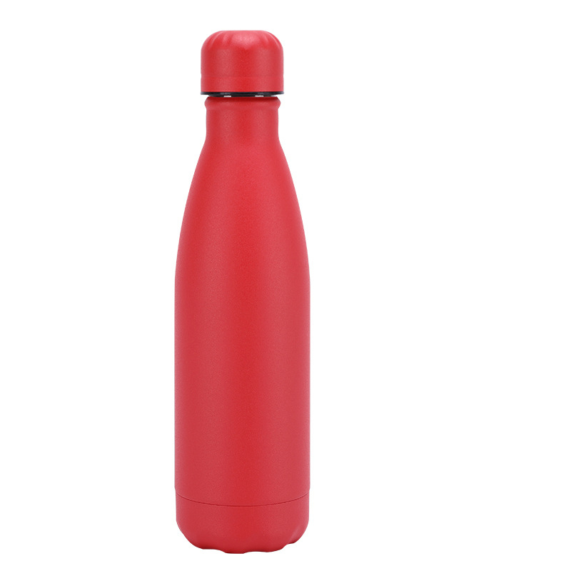 17 oz Double Wall Stainless Steel vacuum Insulated Travel Bottle with Sponge Brush 11