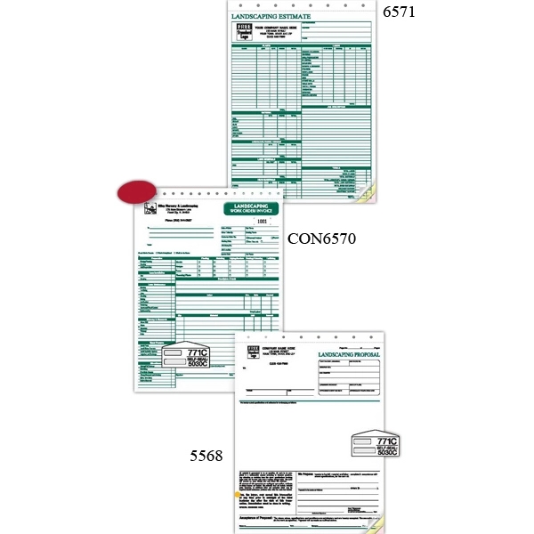 Landscaping Estimate Bid Forms 2