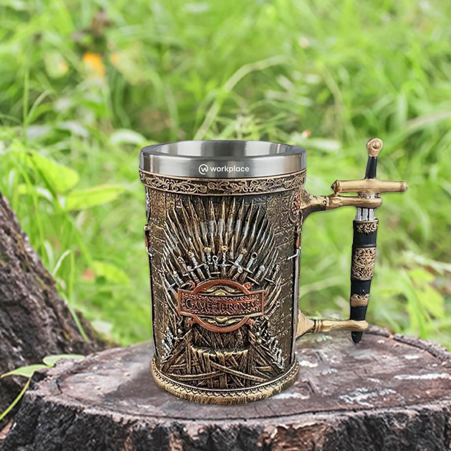 EpicMug Iron Throne Design Stainless Steel Mug 1