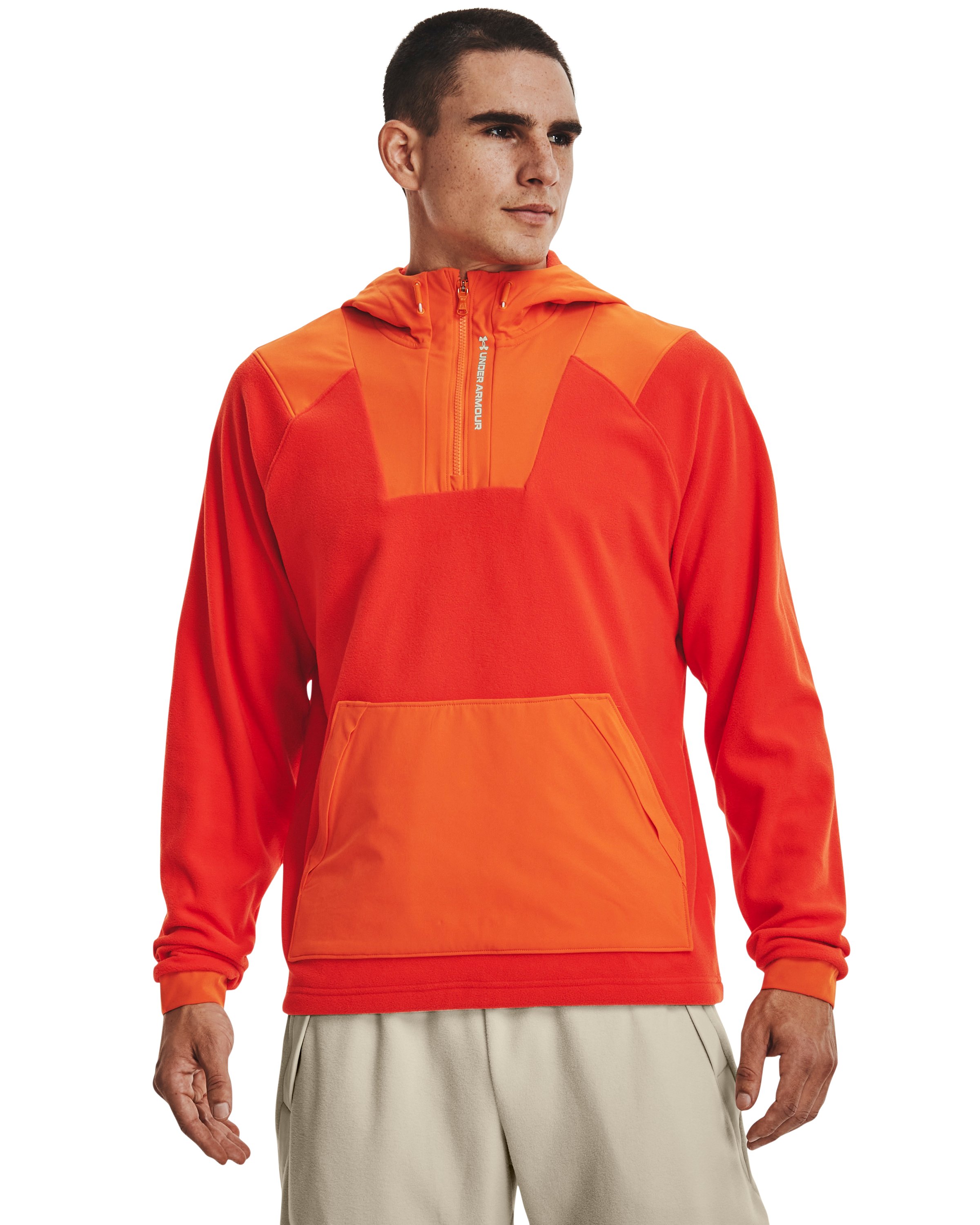 Men's UA RUSH Fleece Hoodie, custom hoodie or sweatshirt with logo imprint 3