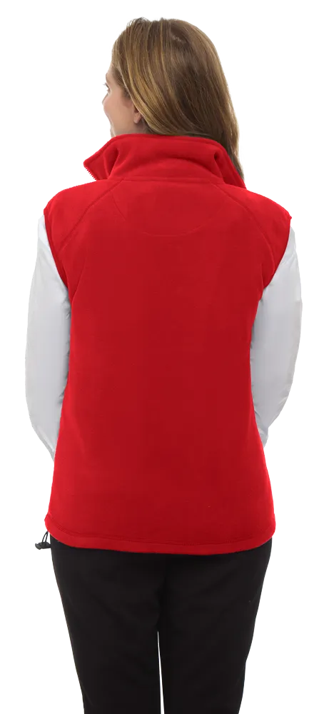 Adult Micro Fleece Zip Front Vest 16