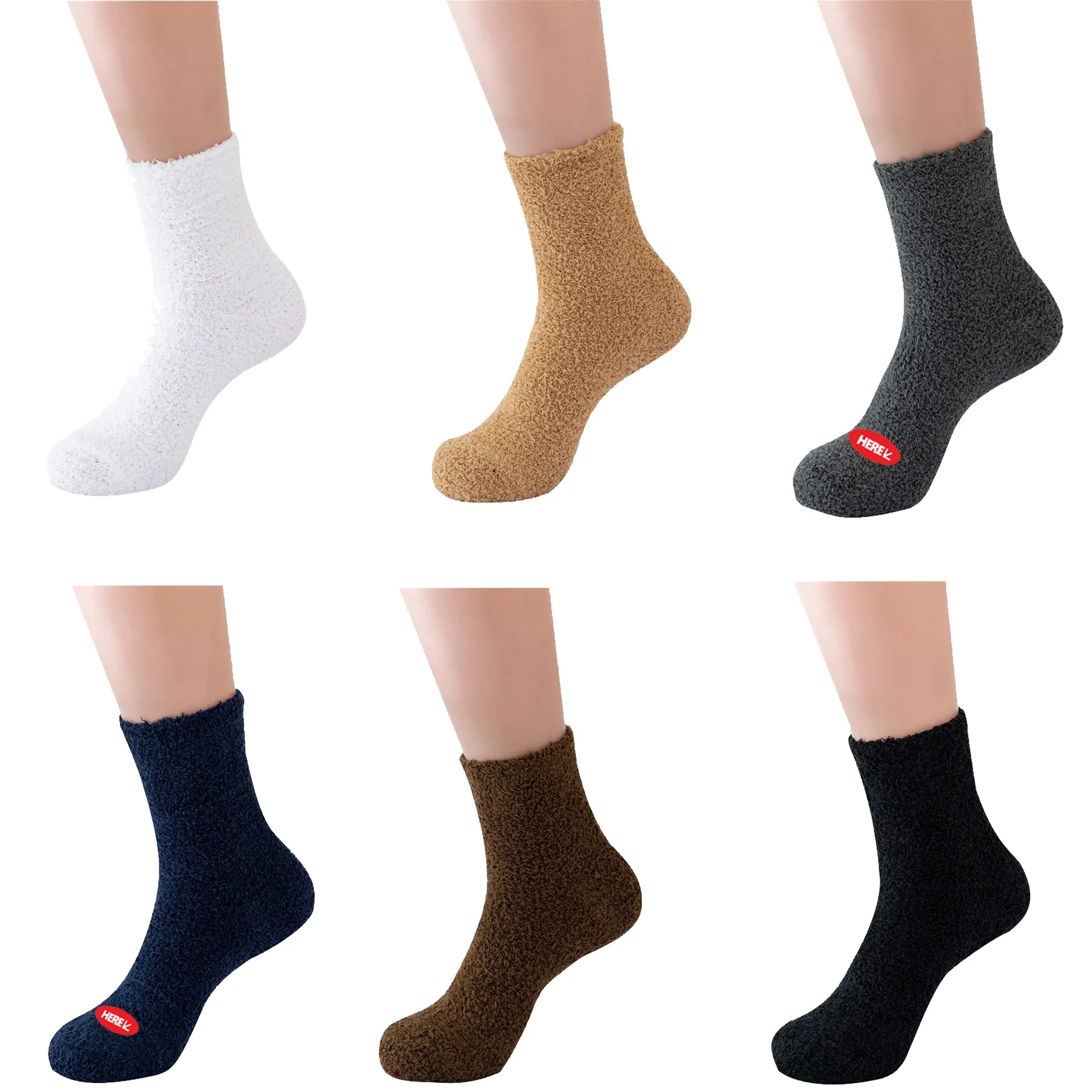 Mens Winter Warm Fuzzy Socks