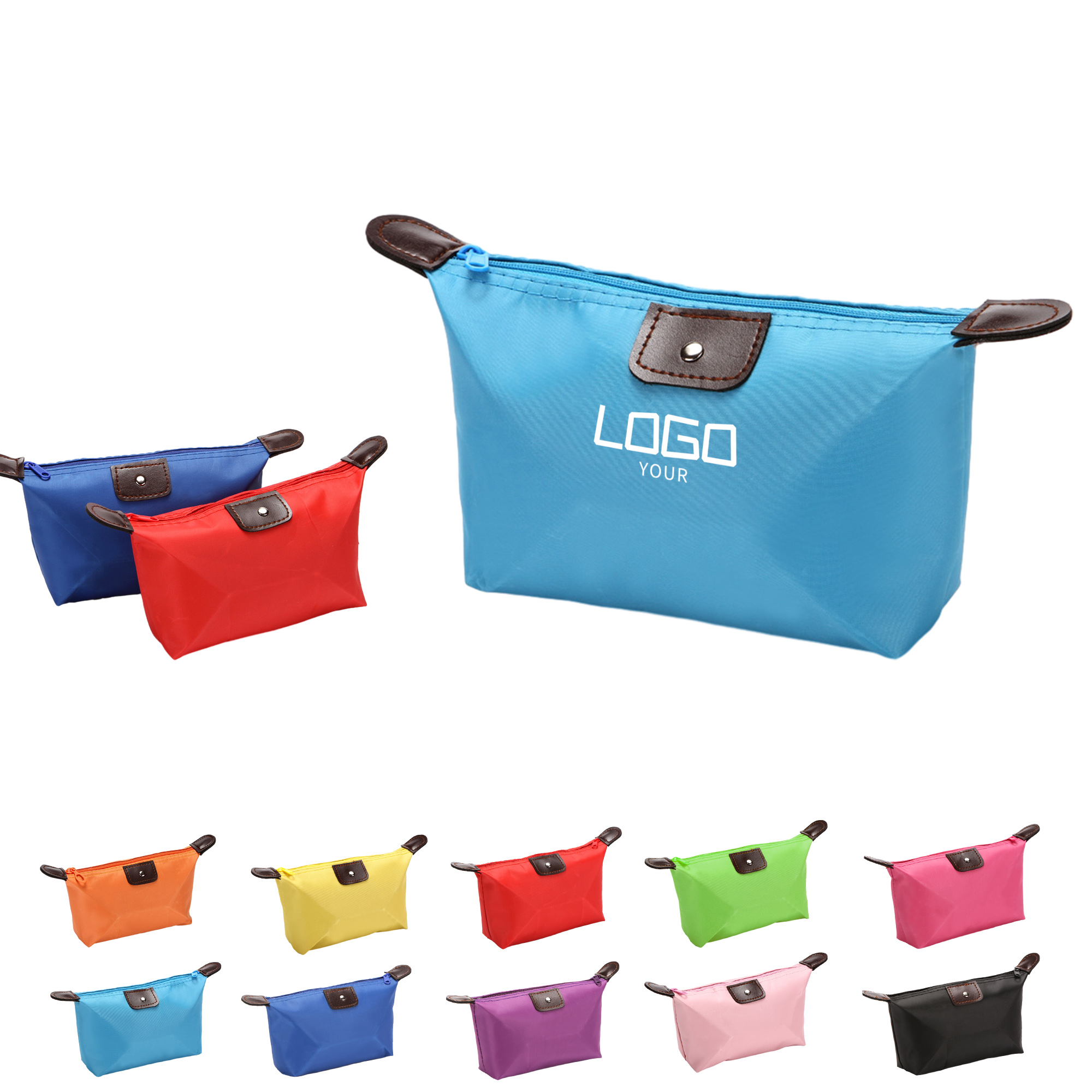Multifunction Dumpling-shaped Travel Makeup Pouch 2