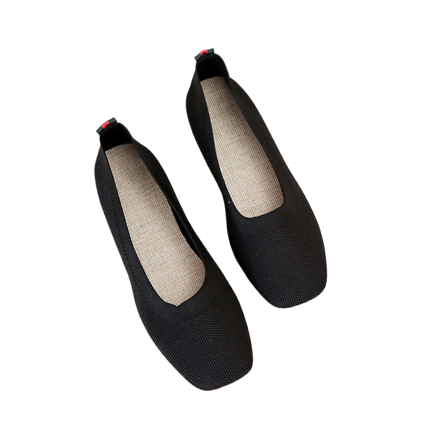 Women's breathable design knitted flats 7