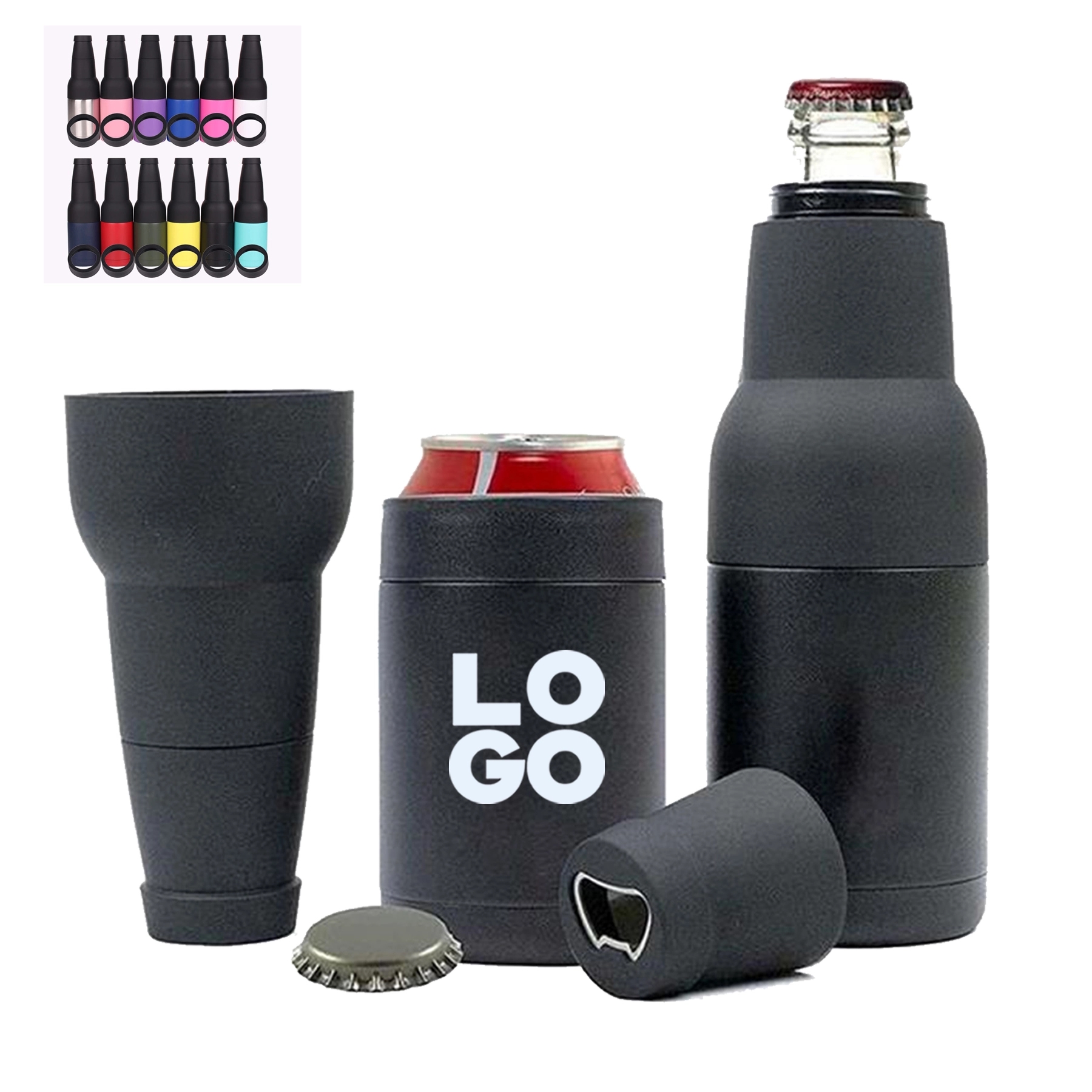 Stainless Steel Slim Can Insulator Holder 2