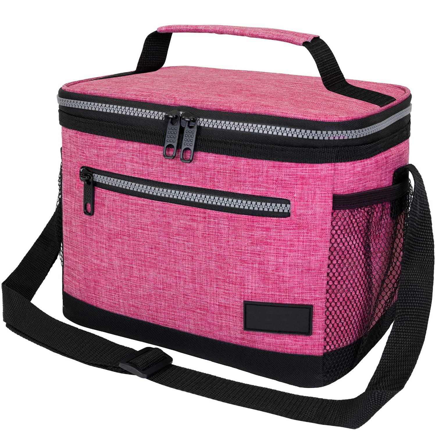 8L Leakproof Oxford Insulated Lunch Cooler Bag w/ Pocket 5