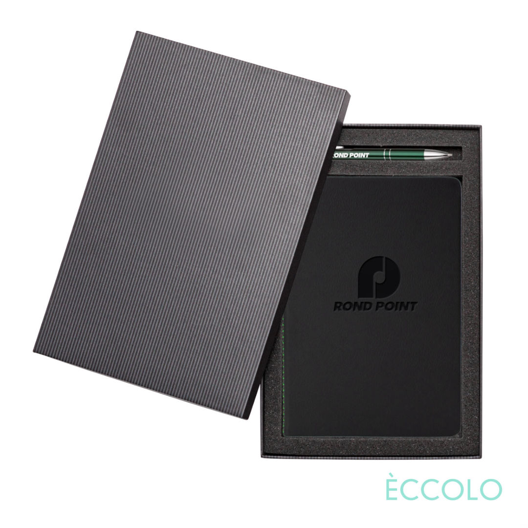 Eccolo® New Wave Journal/Clicker Pen Gift Set - (M)