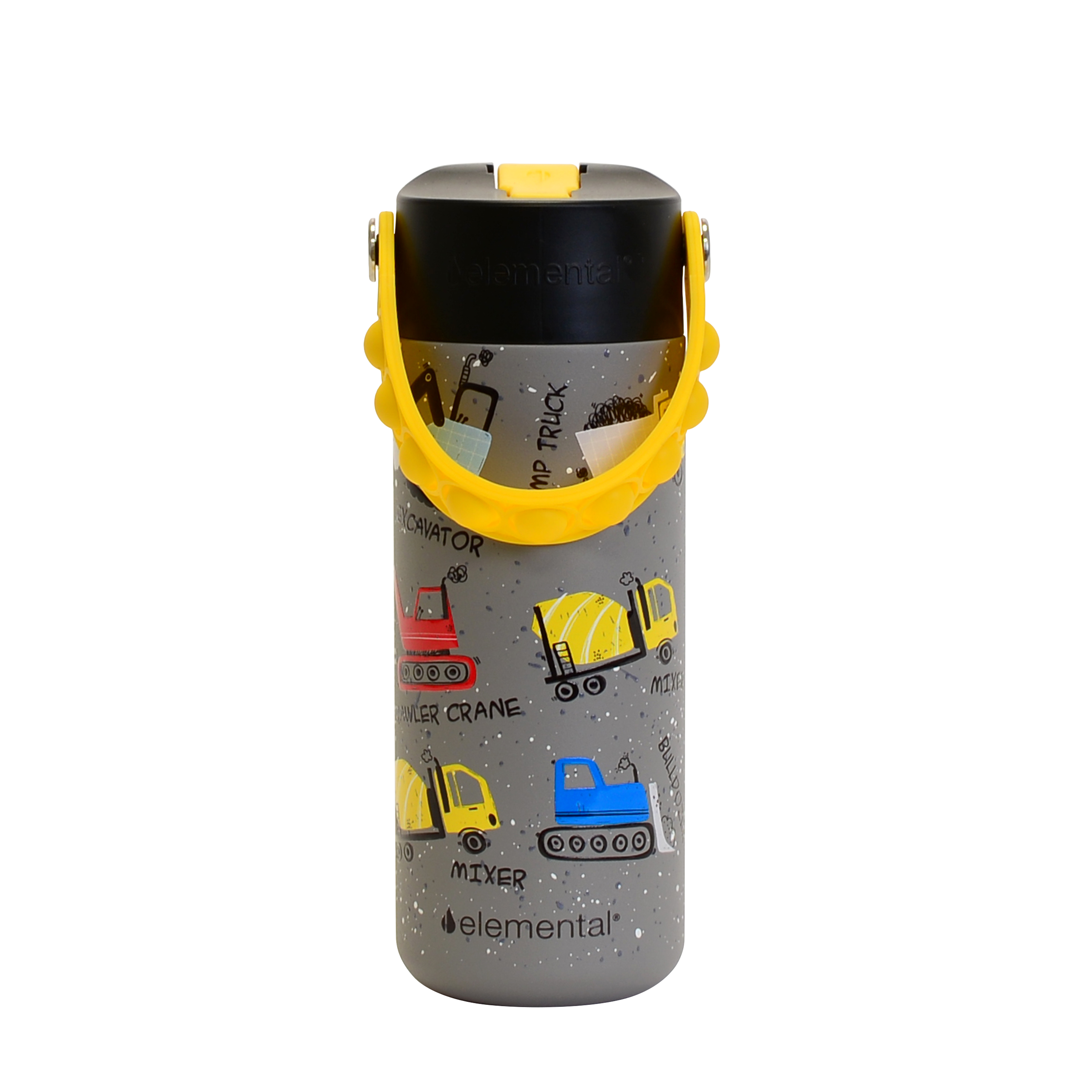 Elemental® Core Series 18oz Pop Fidget Stainless Steel Water Bottle - Vacuum Insulated - BPA-Free 35