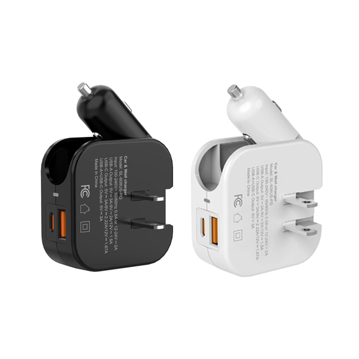 2 in 1 Car And Wall Rapid Charger 1