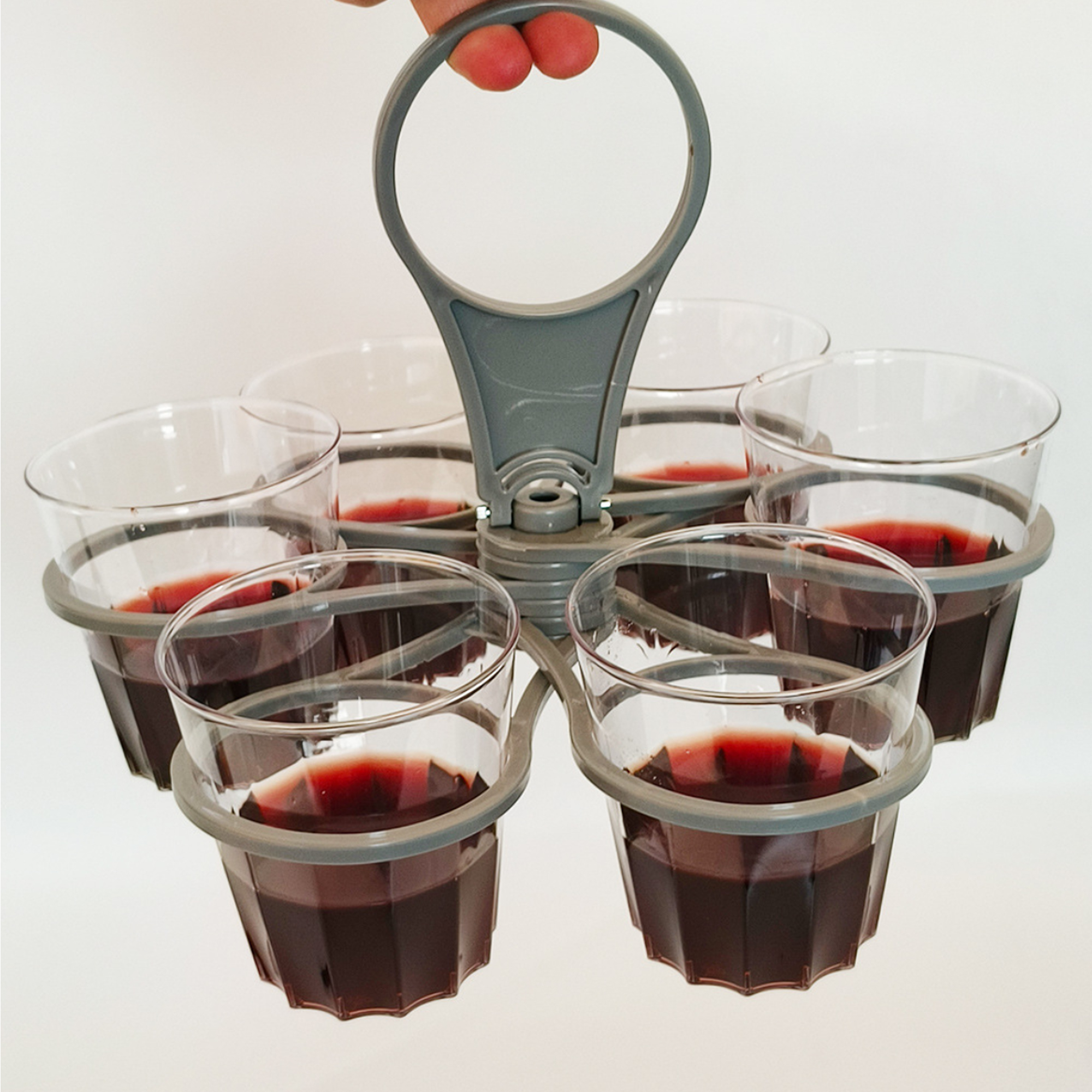 Fold 6 Cups Of Portable Wine Containers 4