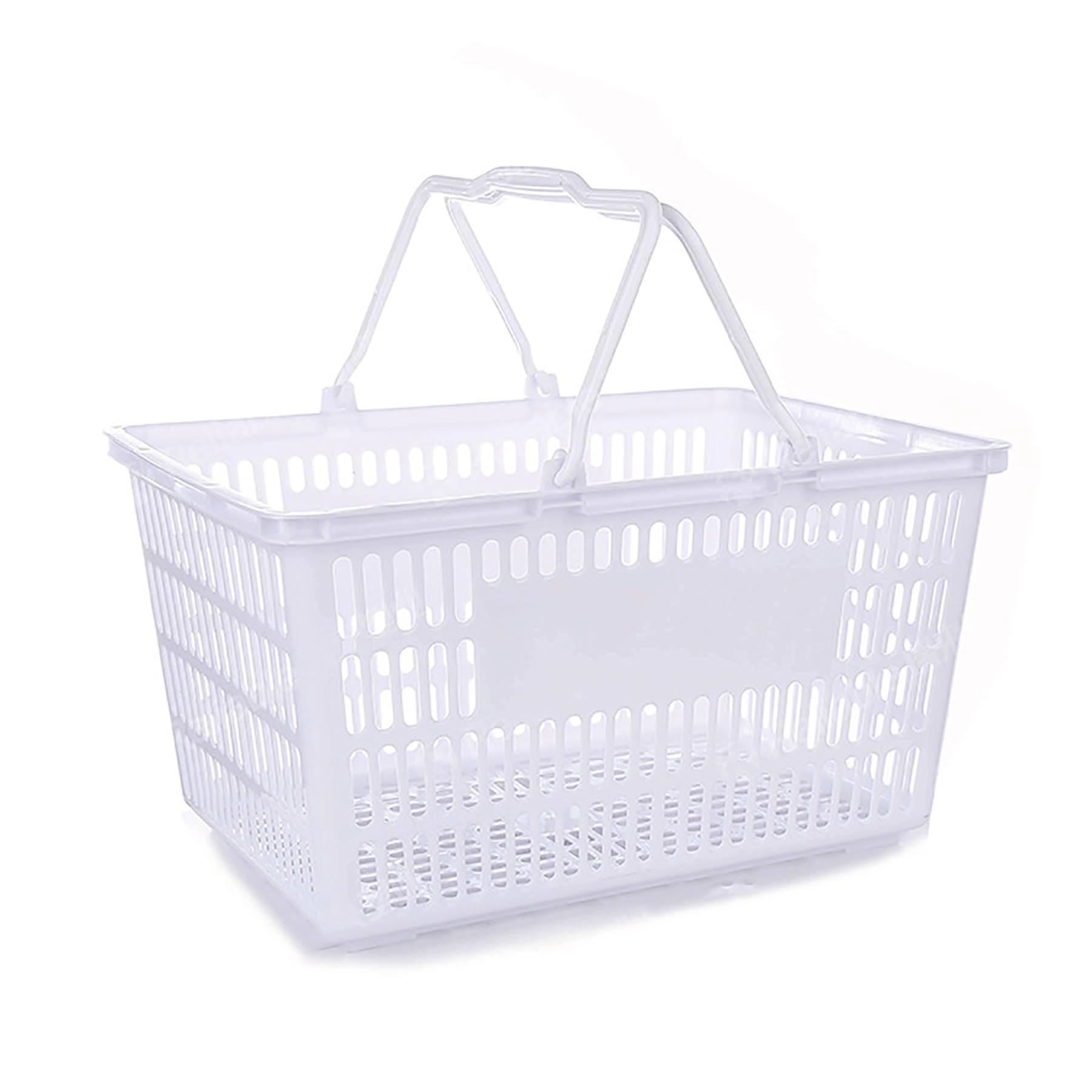 25L Plastic Handheld Shopping Baskets 2