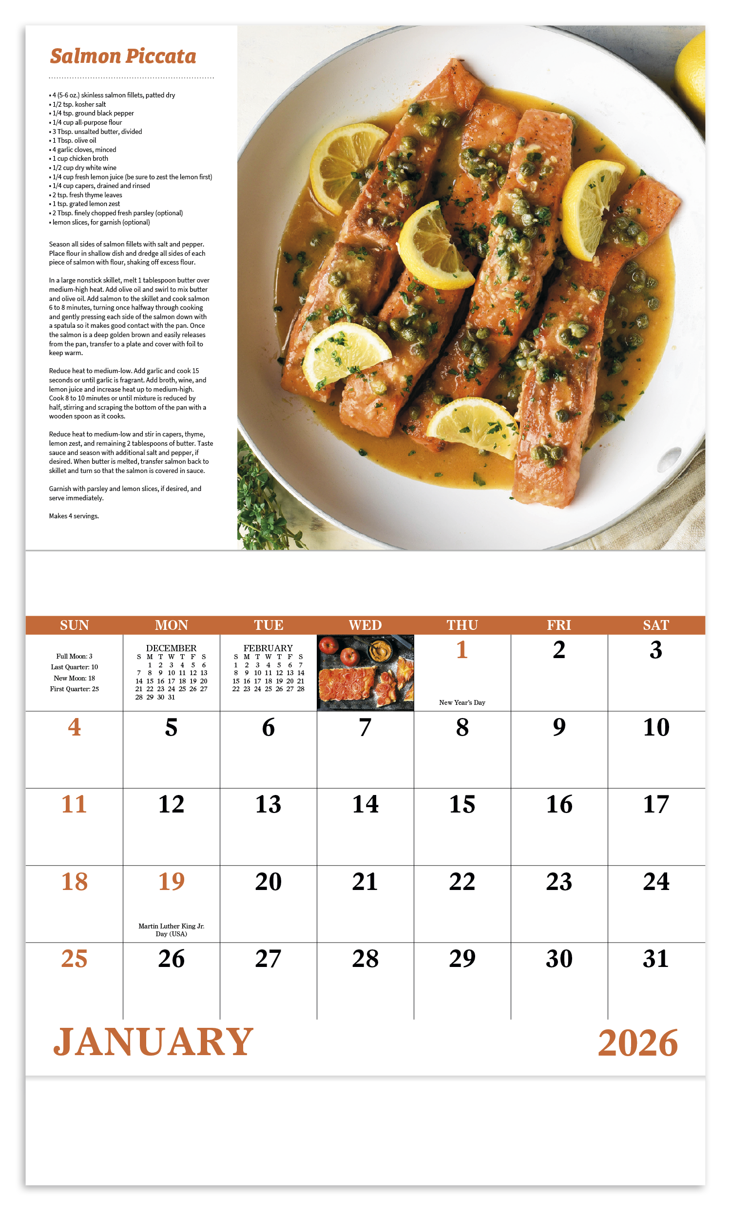 Good Value™ Delicious Dining - Stapled Calendar 32