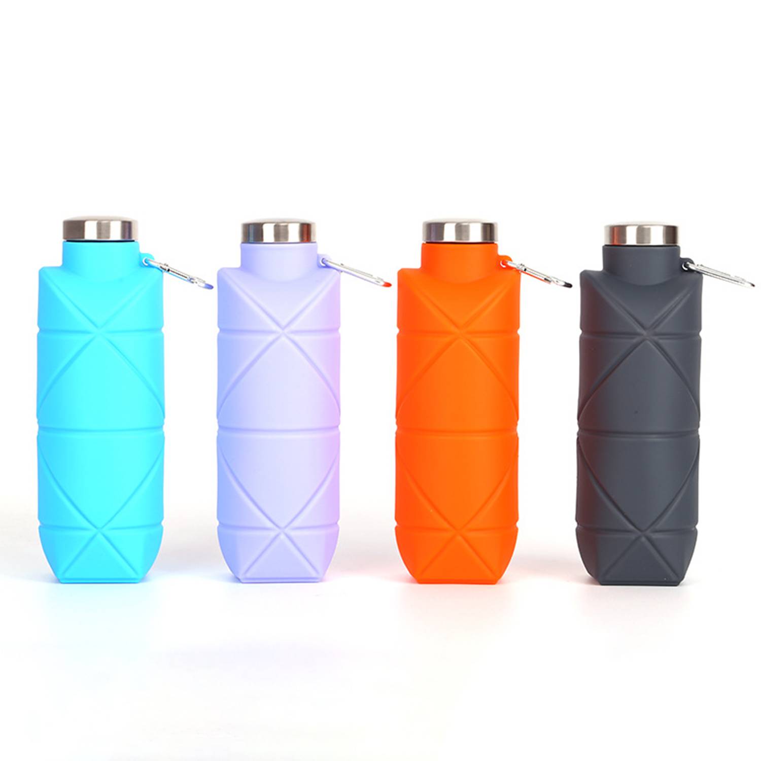 23.5Oz Silicone Folding Sport water Bottle 5