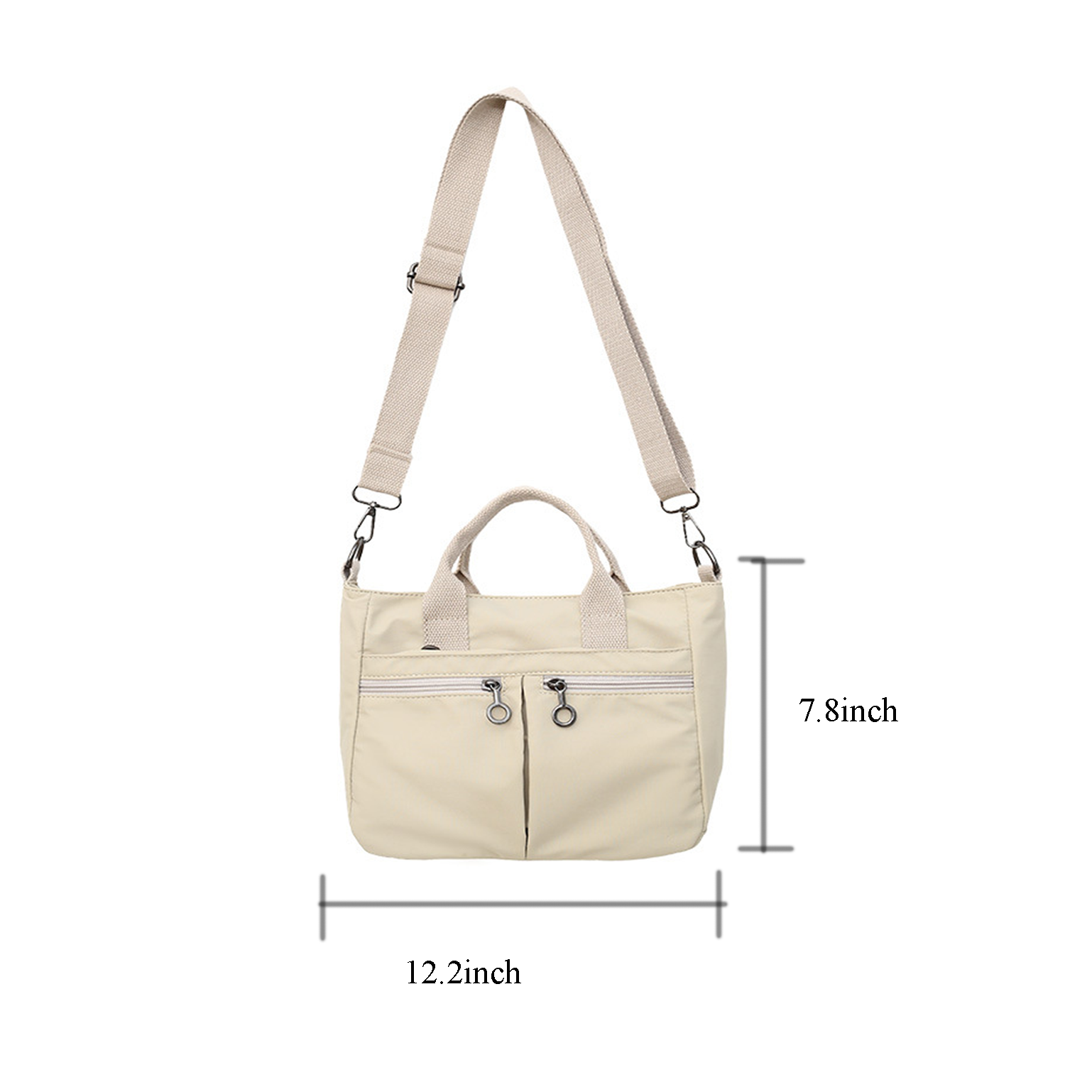 Nylon Lightweight Crossbody Tote Bag 9