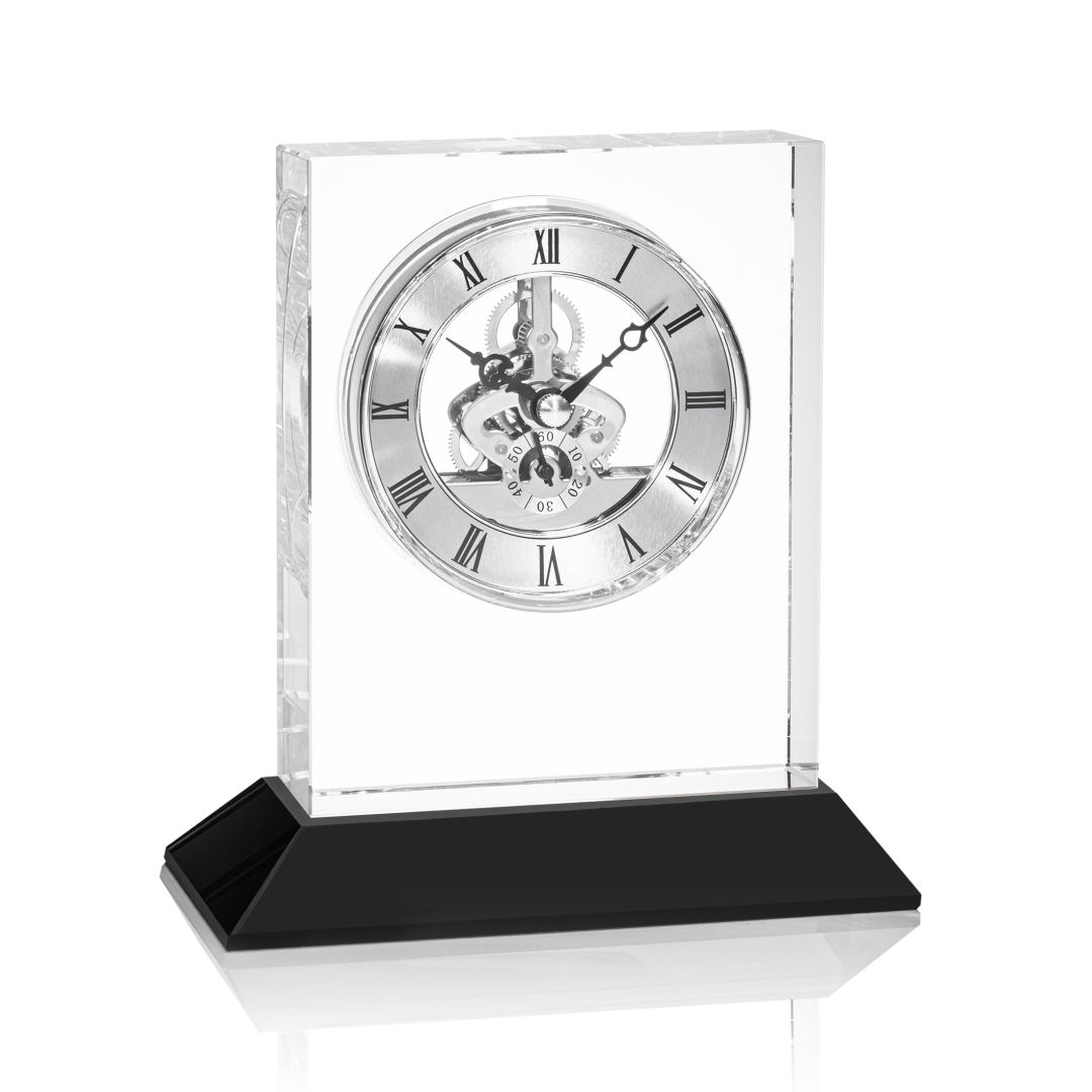 Ashland Clock on Base - Silver Dial 2