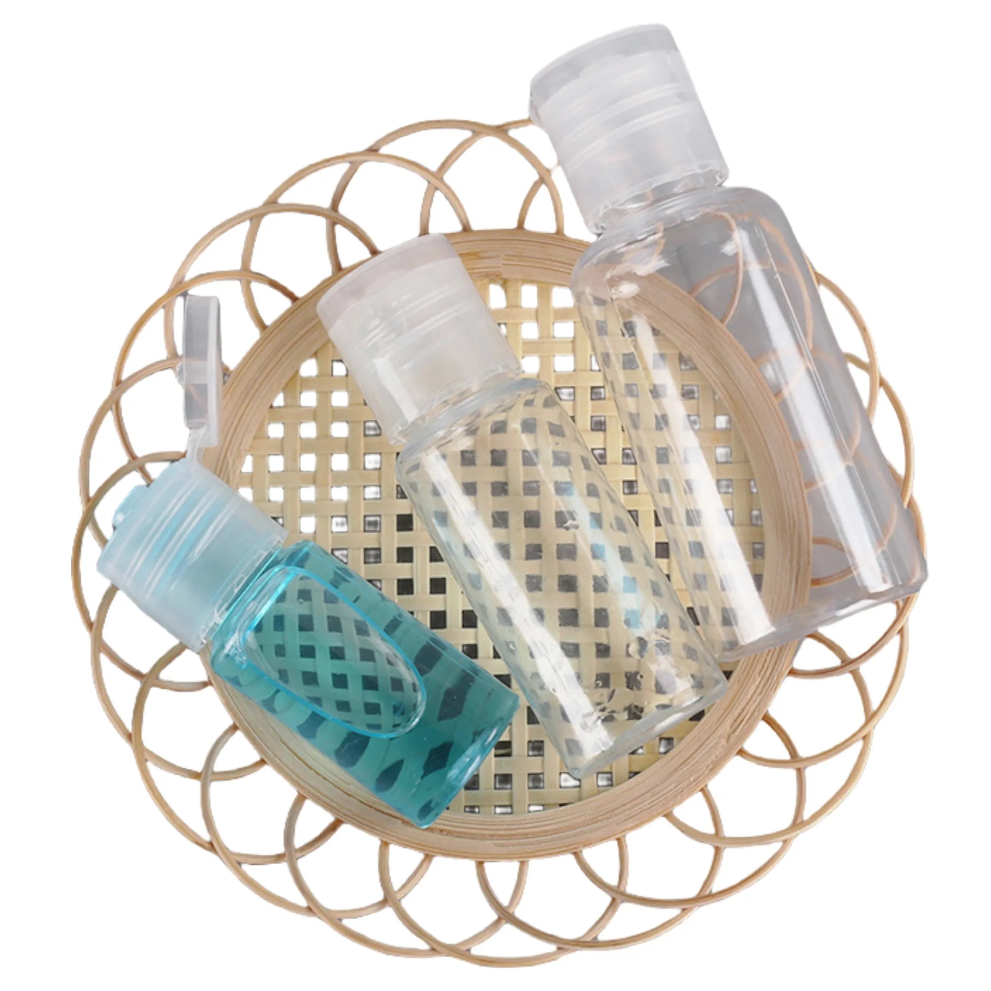 1.7oz Plastic Empty Squeeze Bottles with Flip Cap Hand 2