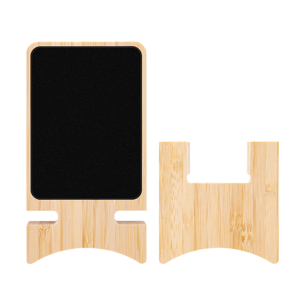 Full color Light-up Bamboo Wireless Charger Stand 17