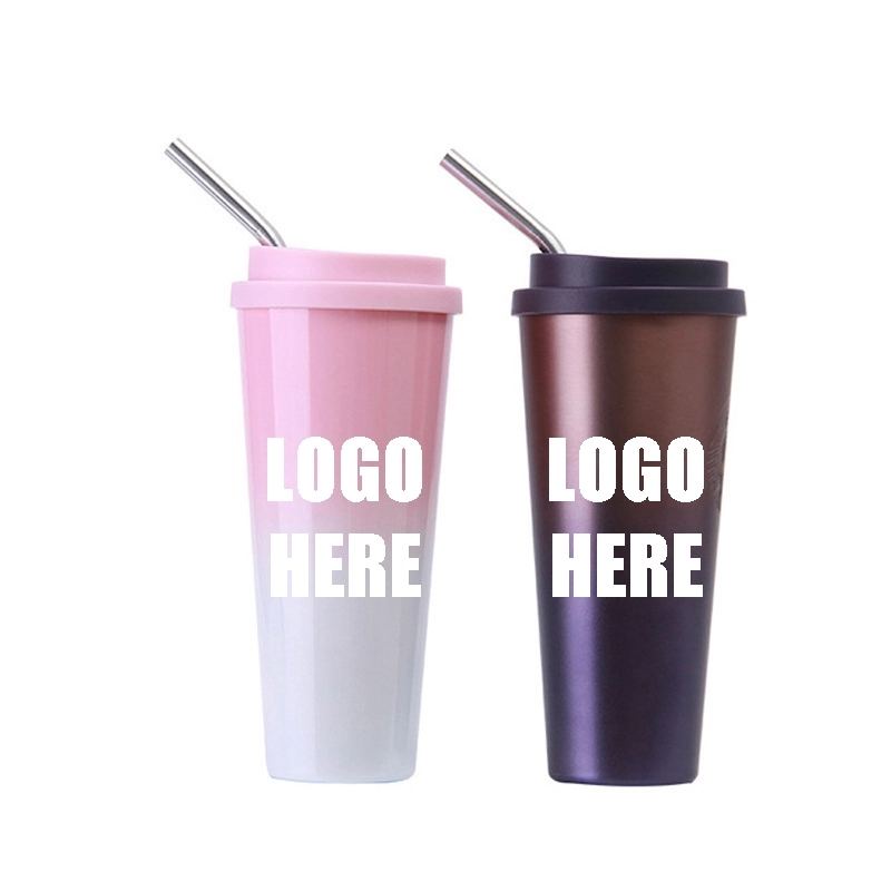 14 oz Stainless Steel Tumbler With Lid and Straw 9