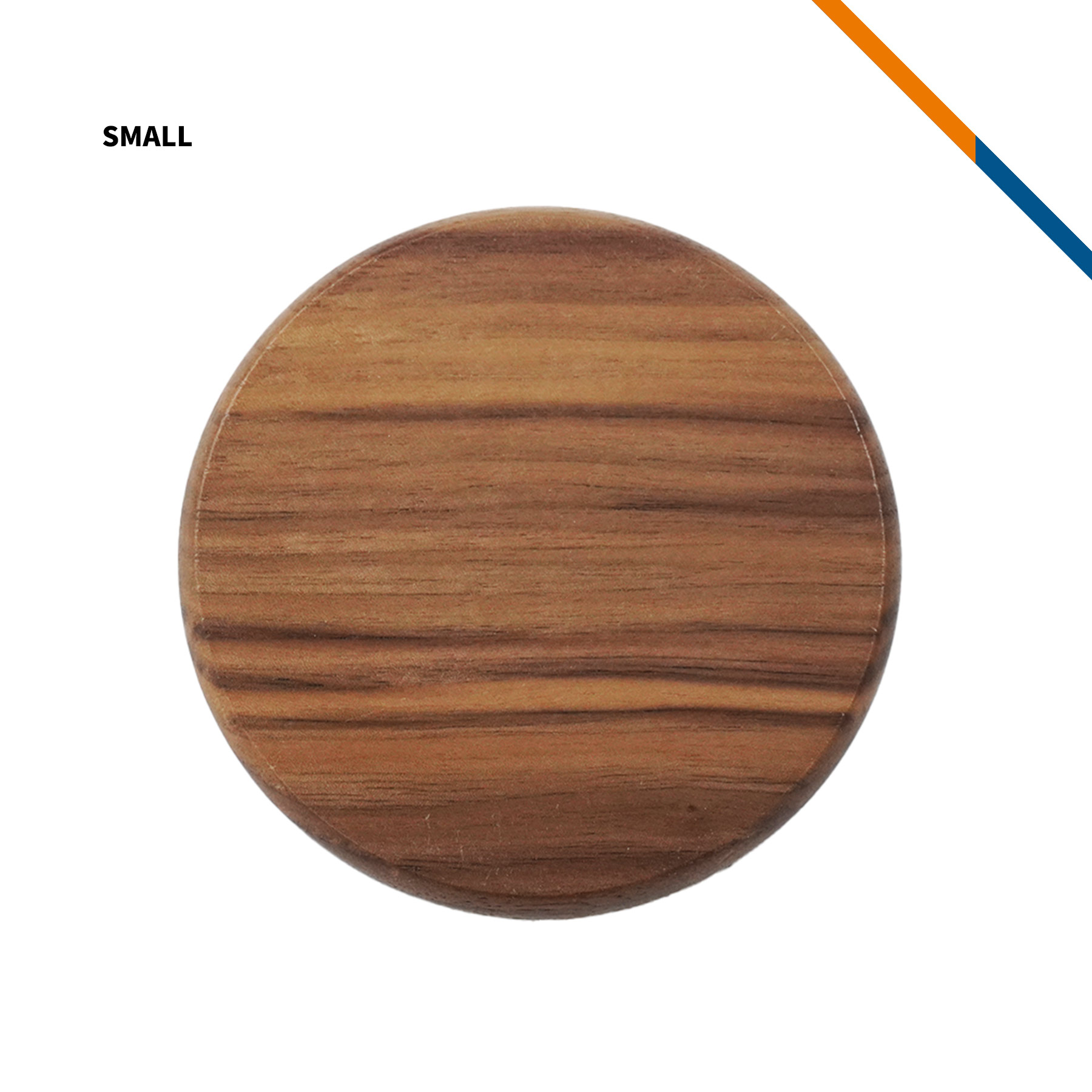 Brock Walnut Round Coaster 4