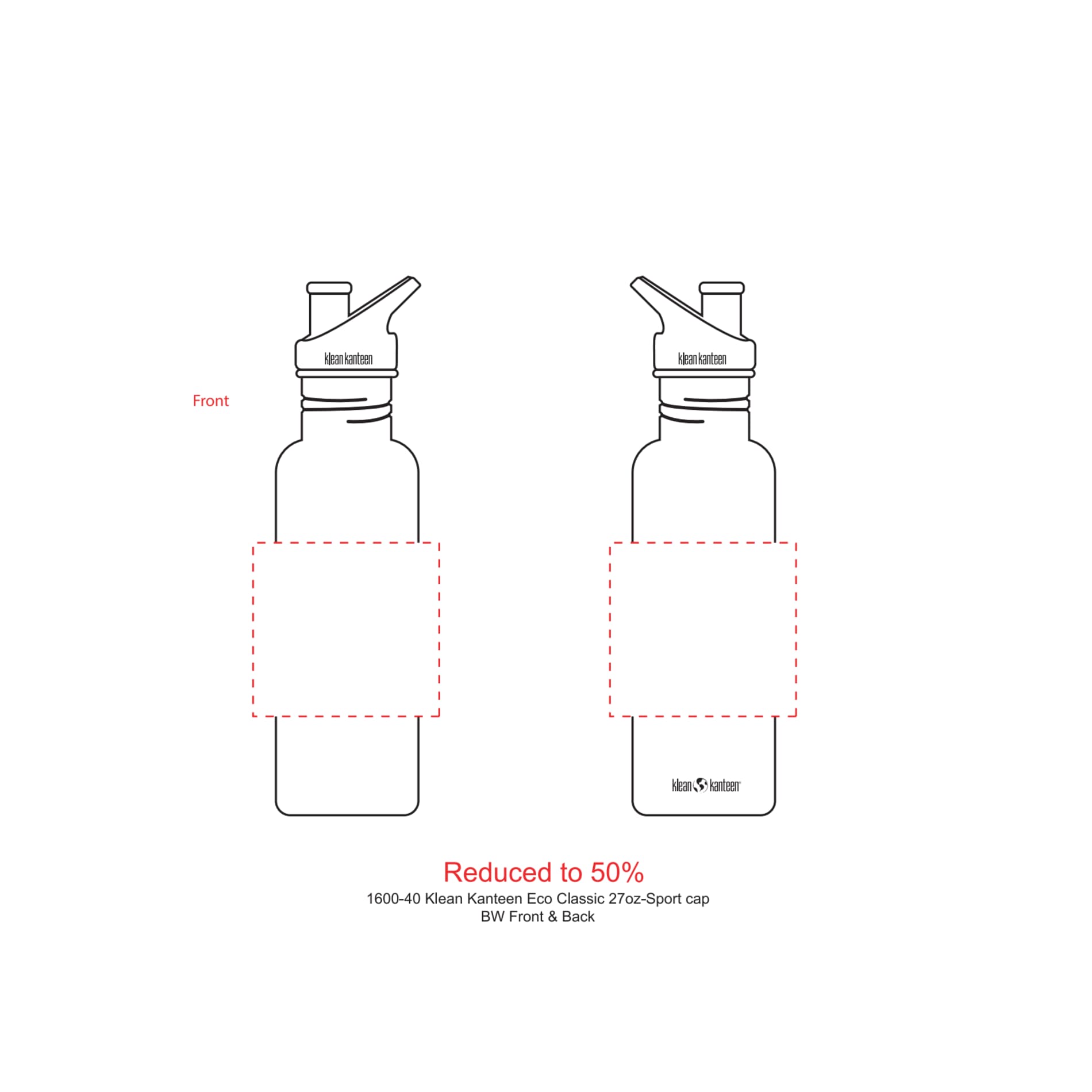 Klean Kanteen Eco Classic 27oz- Sport cap 44