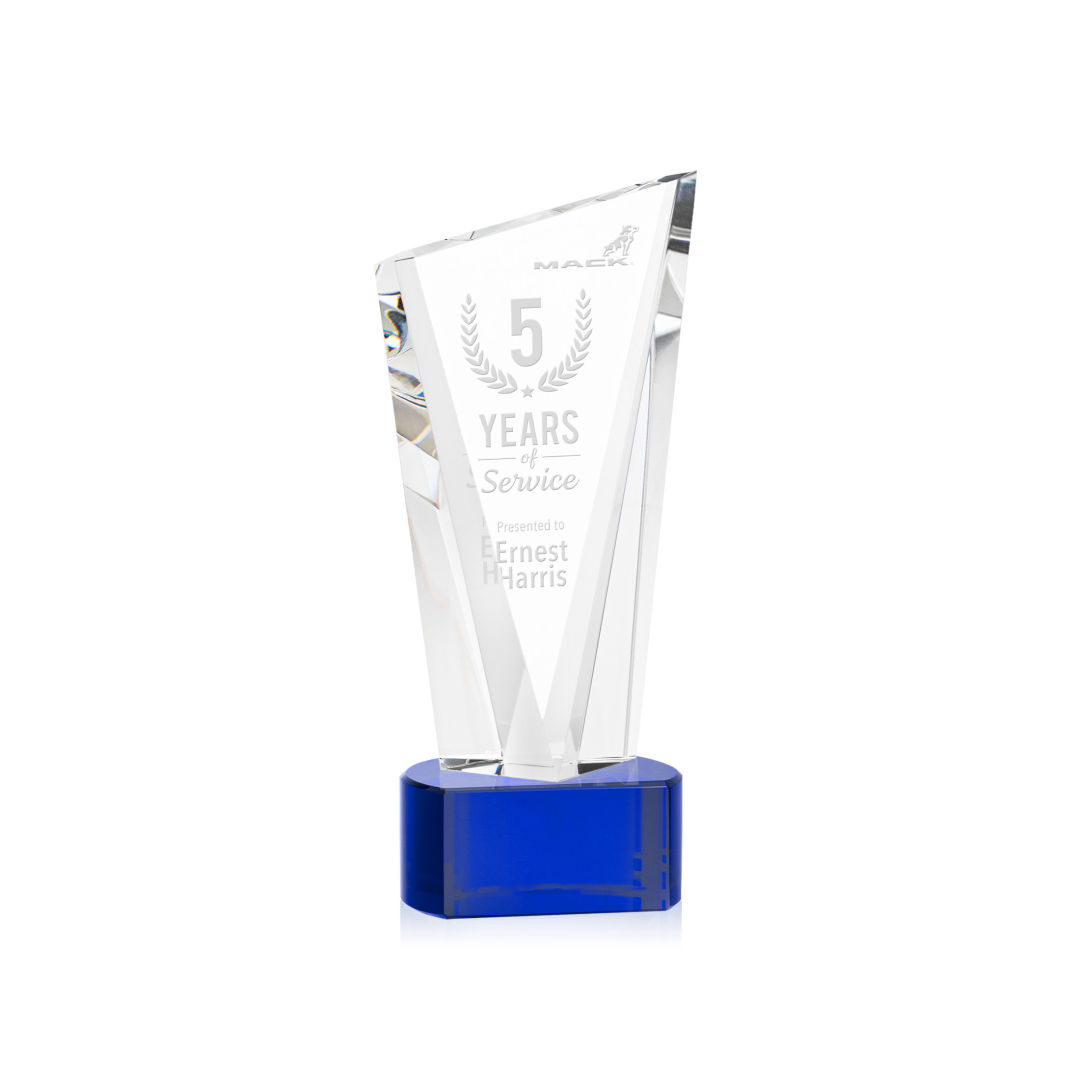 Plymouth Award on Paragon Base - Blue 9