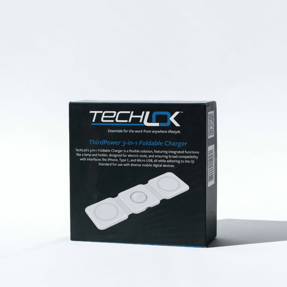 ThirdPower 3-in-1 Foldable Charger White