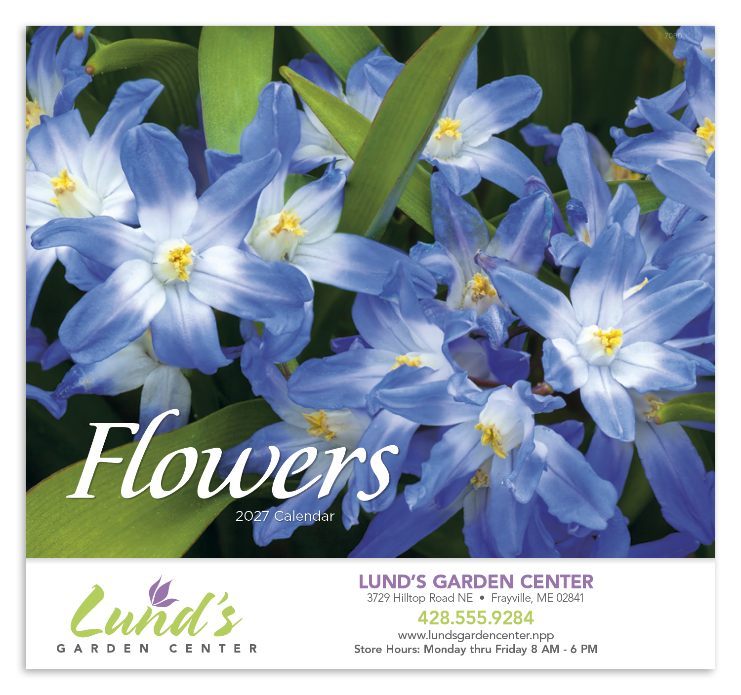 Good Value™ Flowers - Stapled Calendar 20