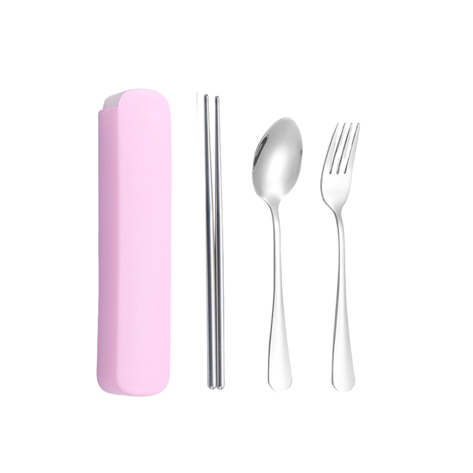 Stainless Steel Reusable Travel Cutlery Set 7