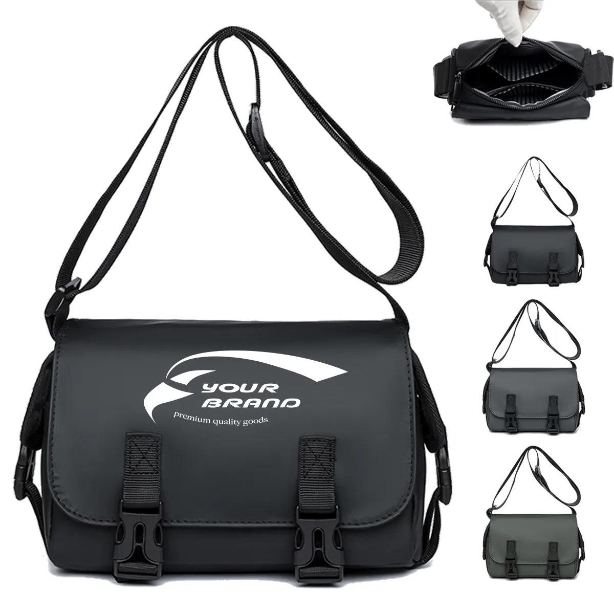 Waterproof Multifunctional Shoulder Crossbody Bag 2