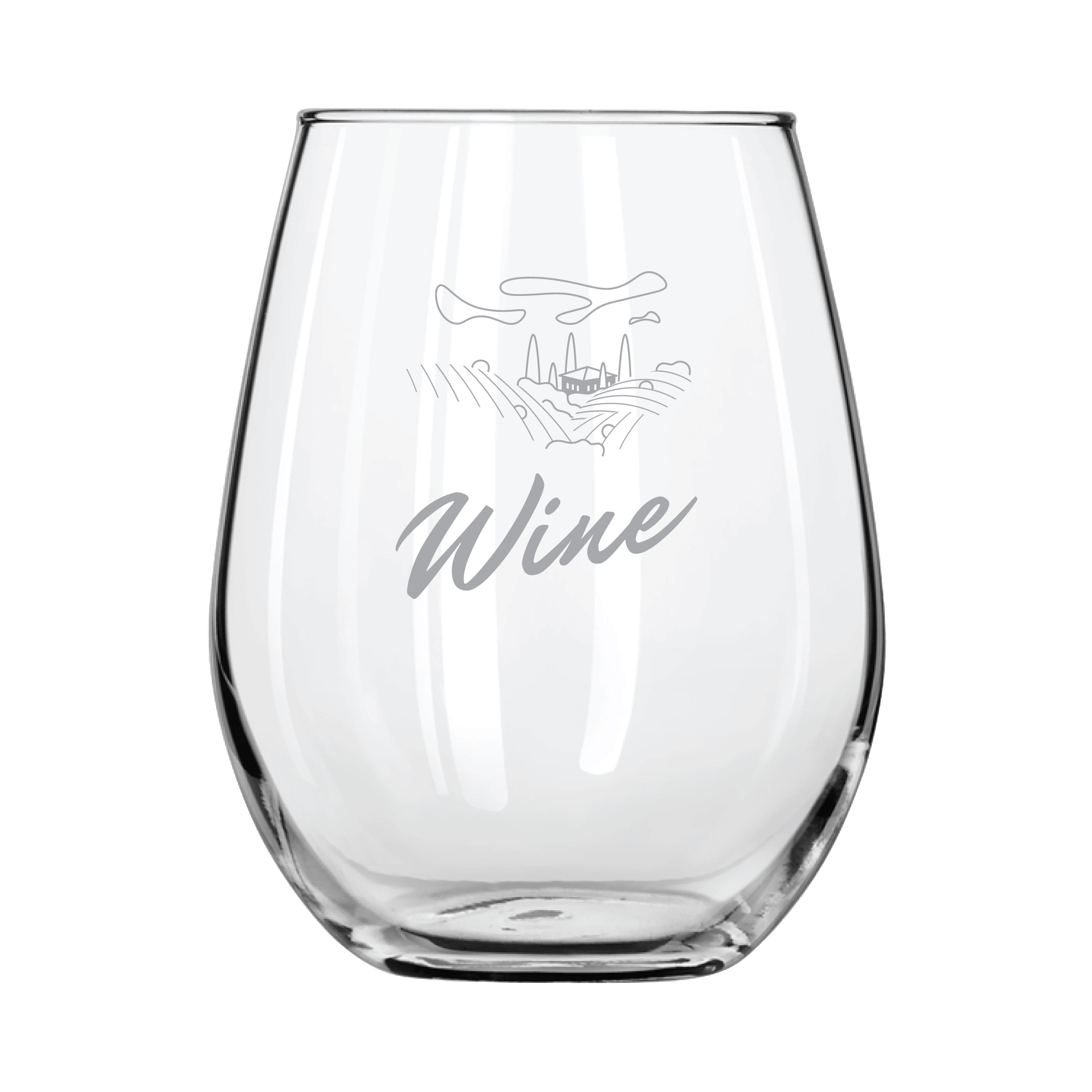 11 75 oz Stemless Wine Glass