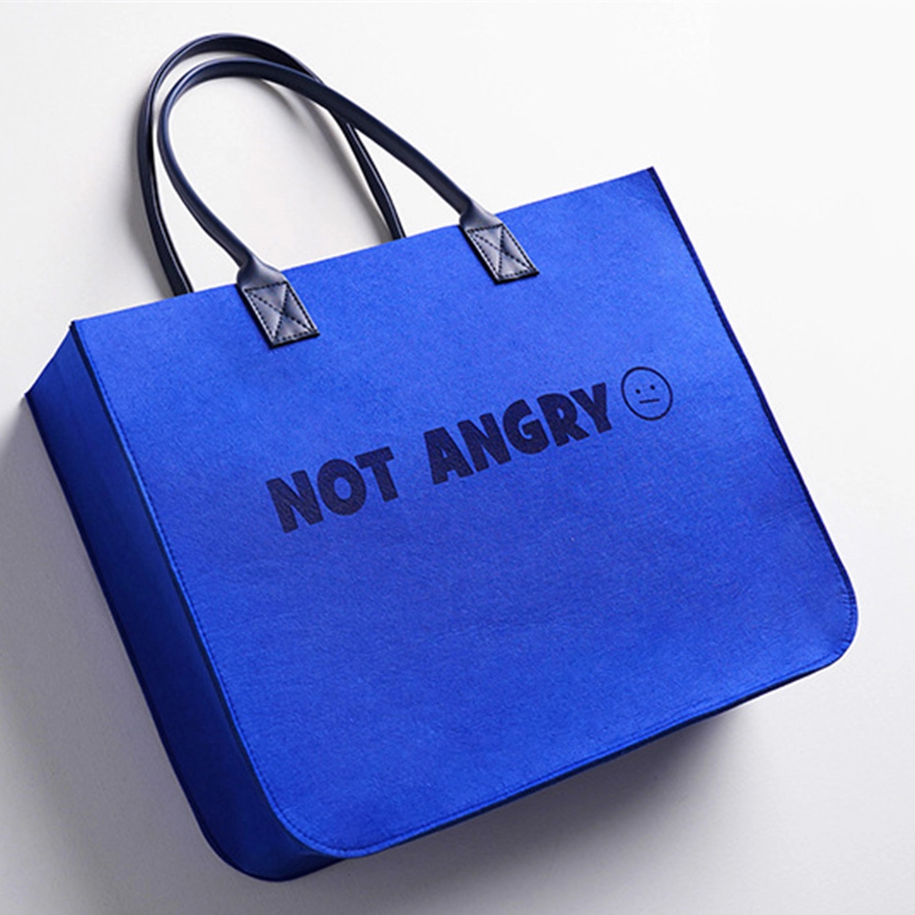 Felt Oversized Shoulder Tote Bag 3