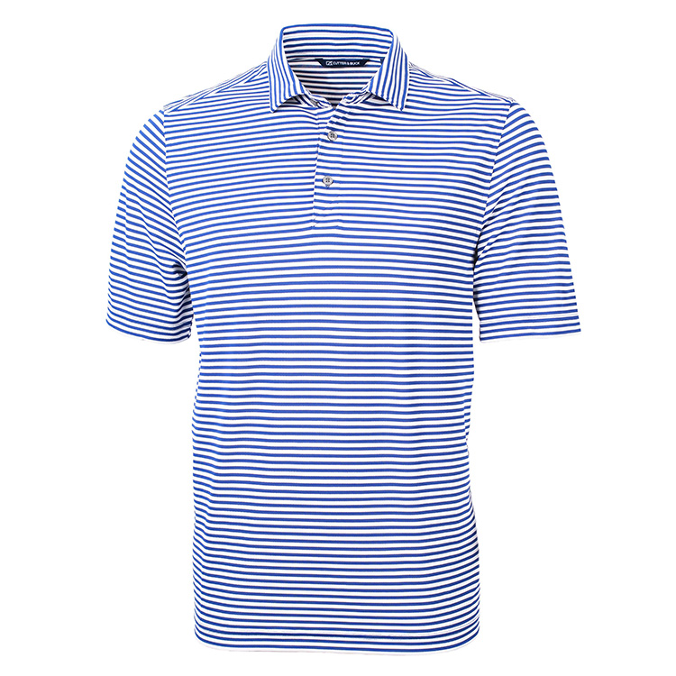 Cutter & Buck Virtue Eco Pique Stripe Recycled Men's Polo 19