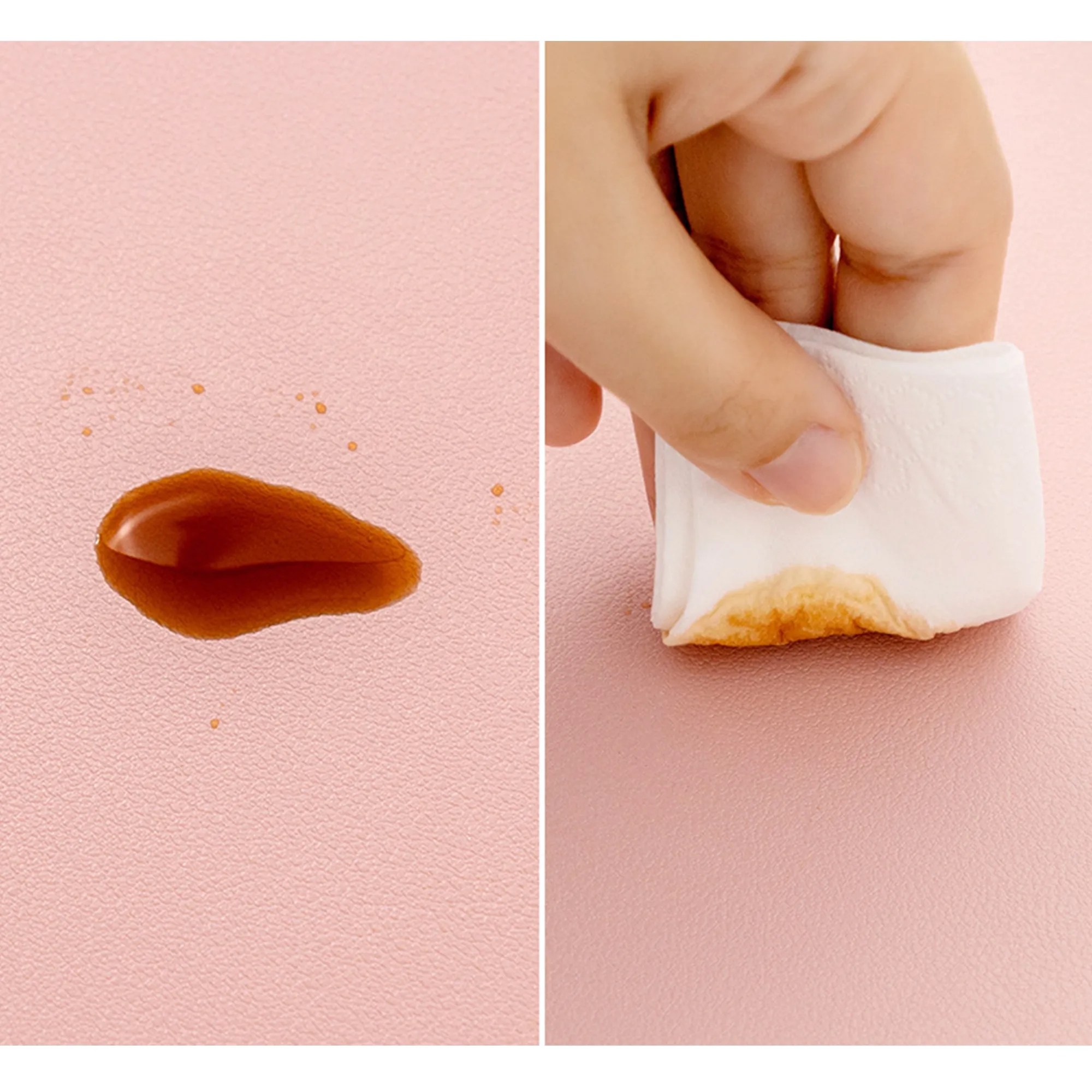 Double sided leather smooth mouse pad 3