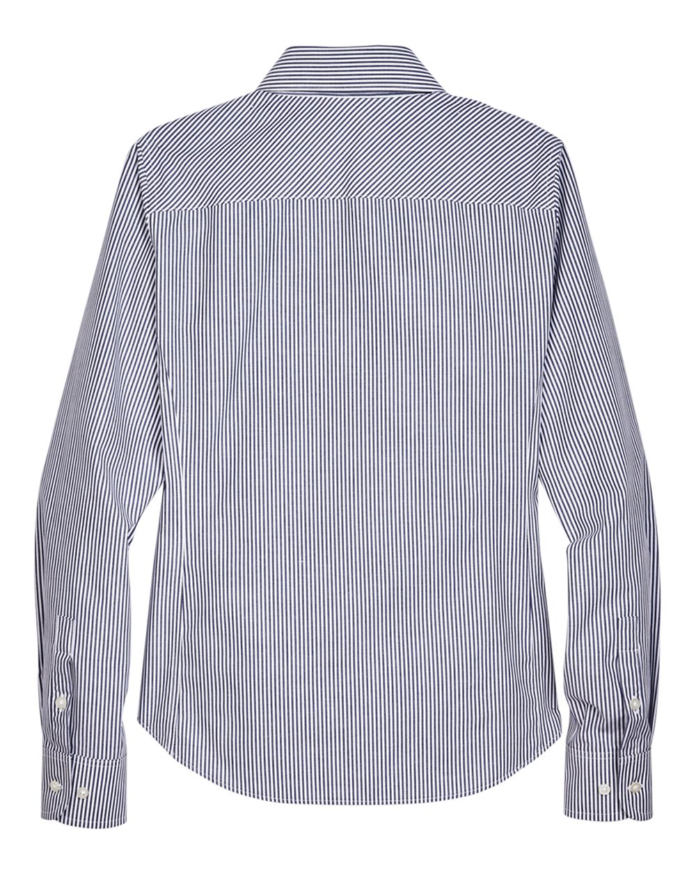 Women's Crown Collection® Banker Stripe Woven Dress Shirt - D645W 5