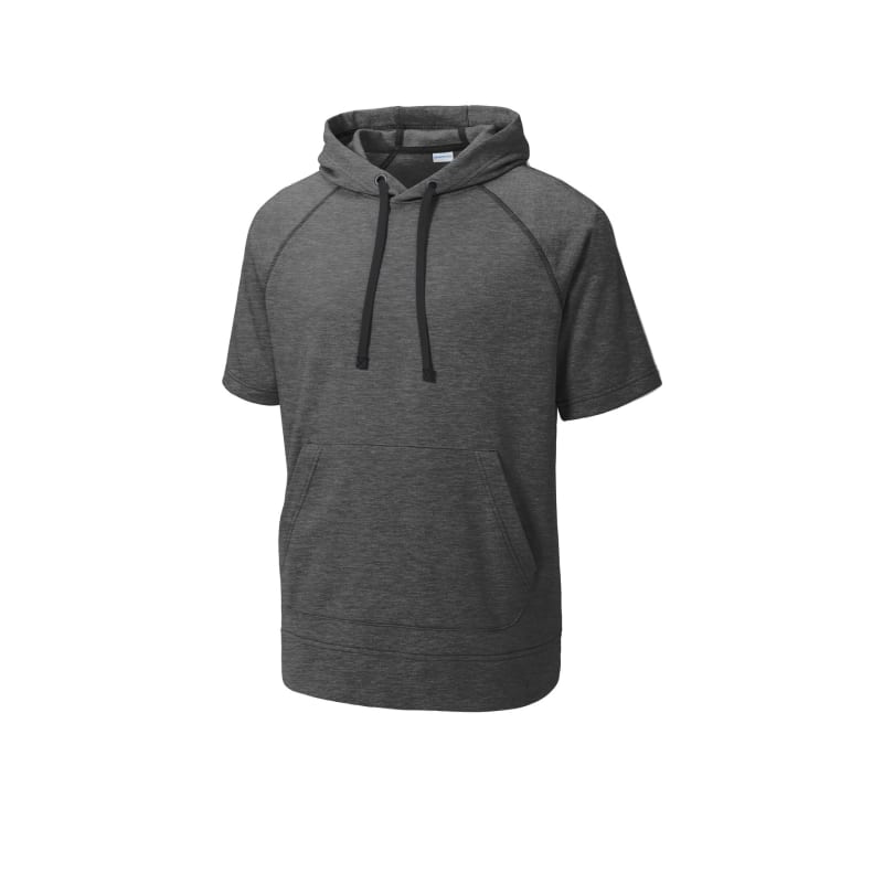 Sport-Tek PosiCharge Tri-Blend Wicking Fleece Short Sleeve Hooded Pullover, custom hoodie or sweatshirt with logo imprint 8