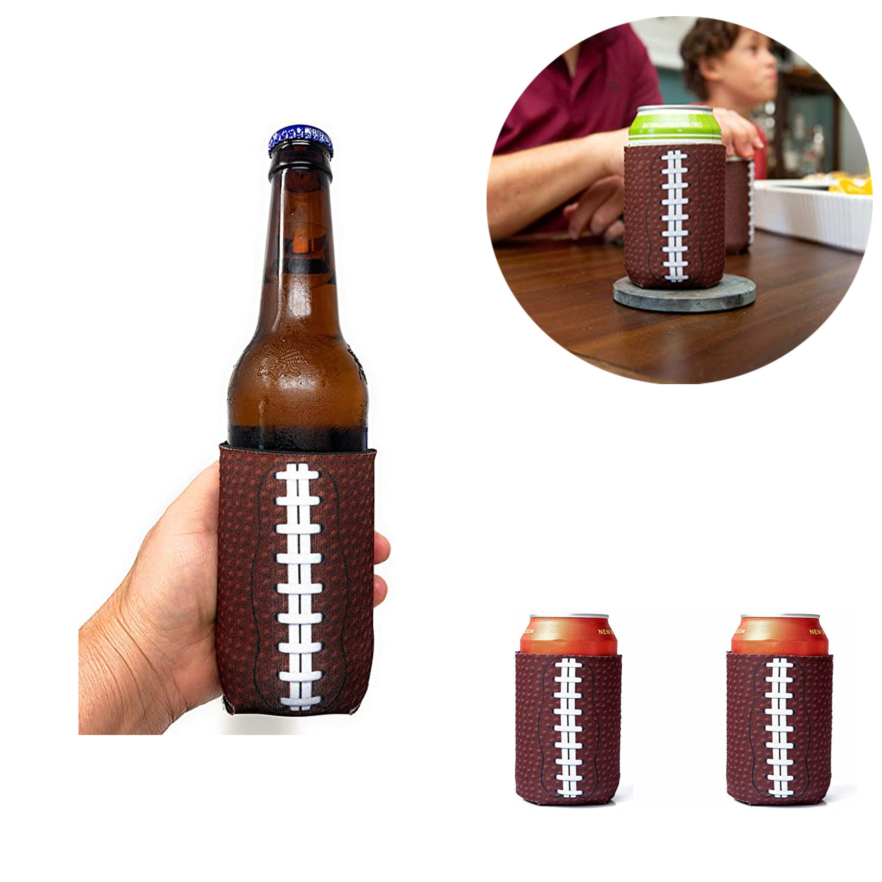 Baseball Coach Gift Idea Beer Holder Sleeve 1
