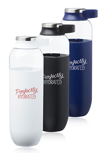 27 oz. Strike Plastic Water Bottles with Carrier Handle