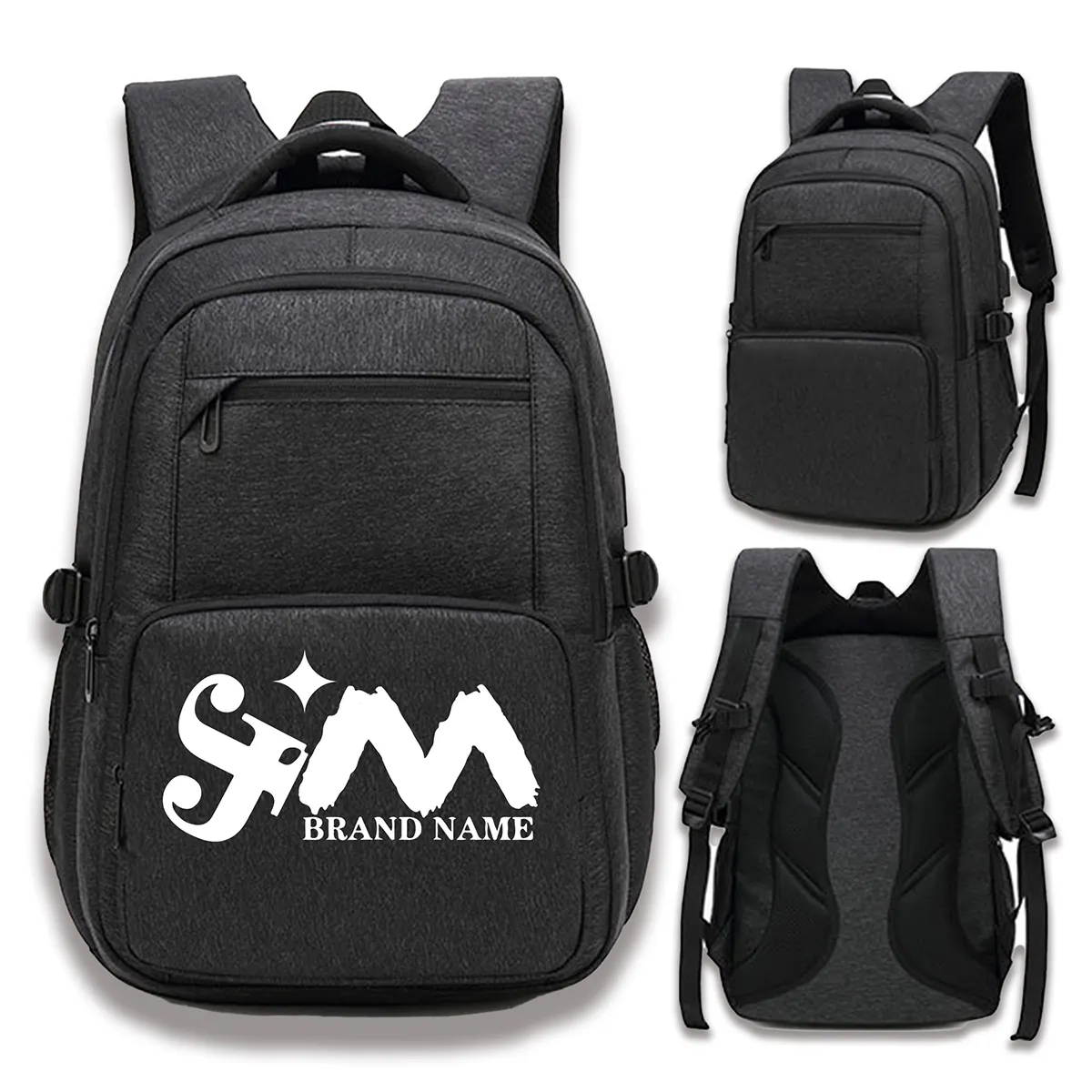 Durable Waterproof Portable Business Travel Laptop Backpacks 2