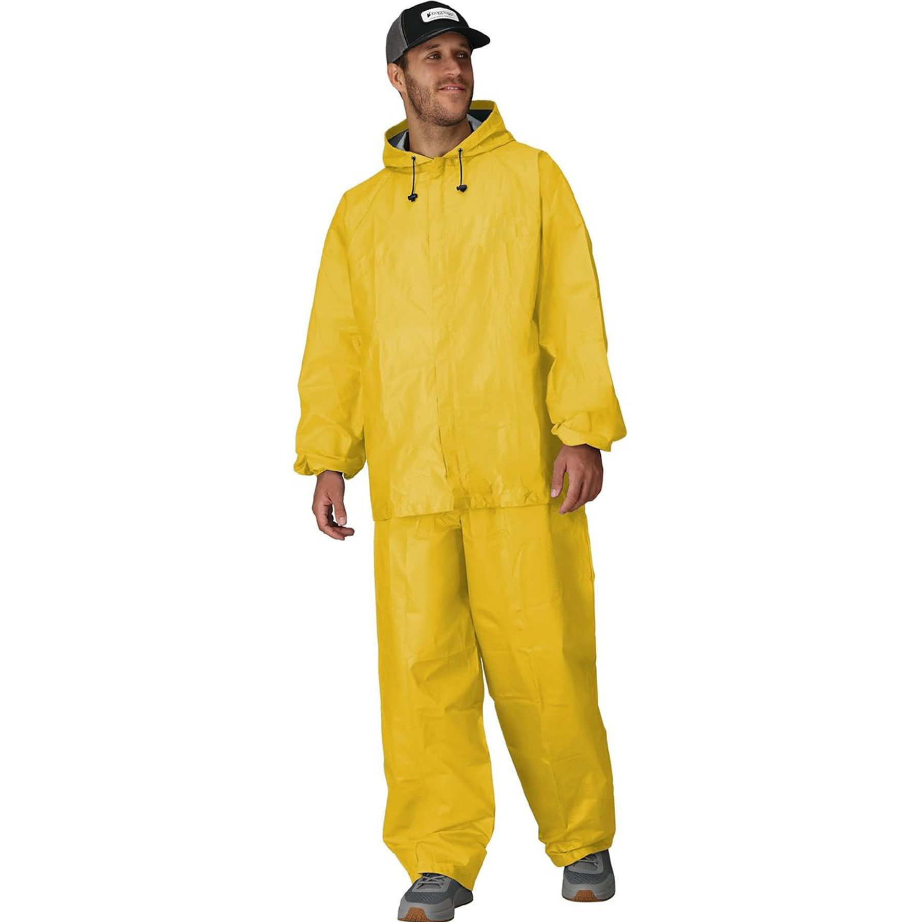 Unisex Split Hooded Waterproof And Breathable Raincoat 2