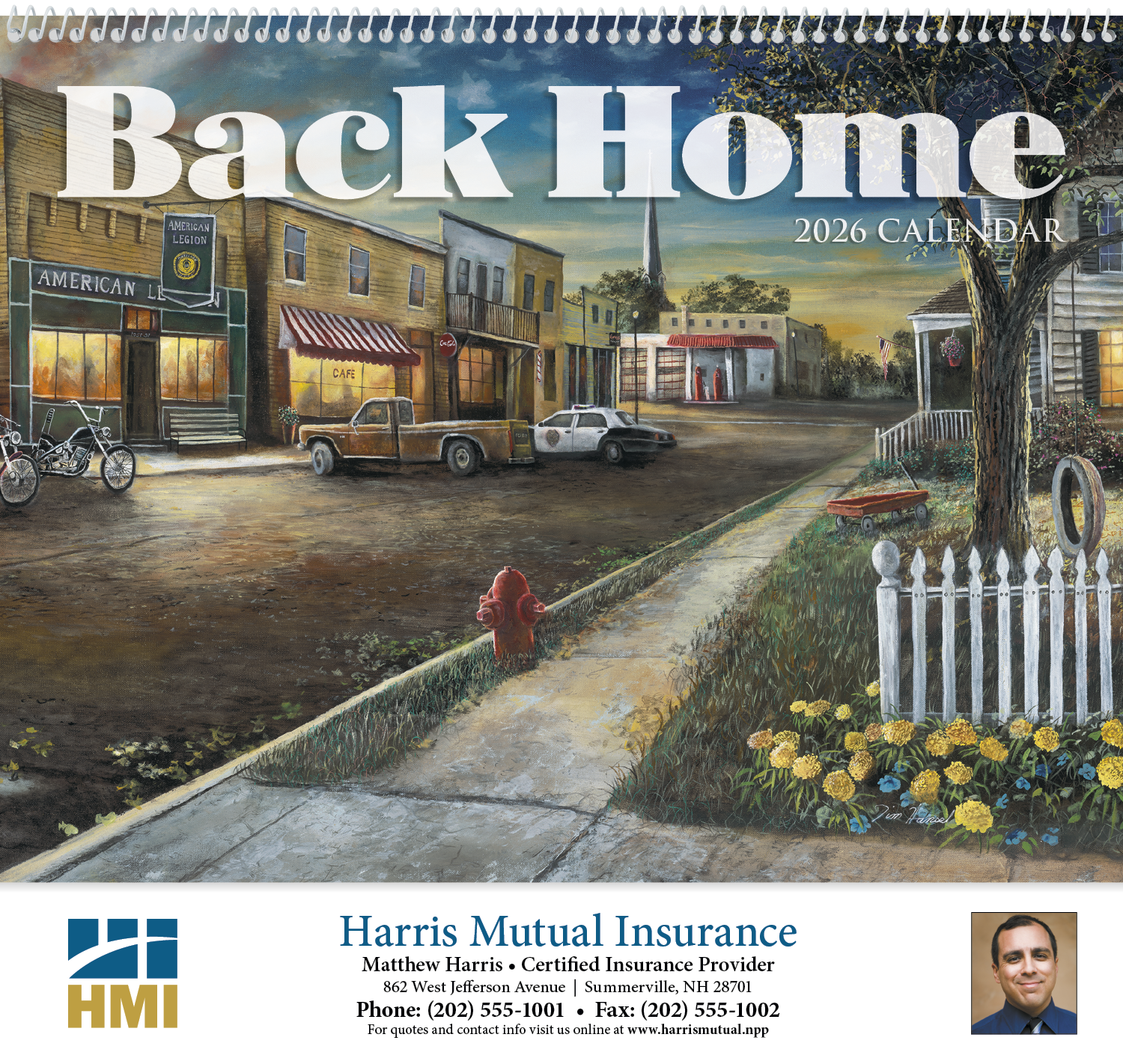 HotLine® Products Back Home Appointment Calendar - Spiral 15