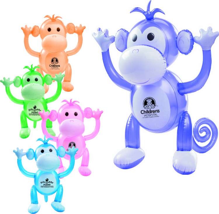 24" Monkey Inflatable Zoo Animal