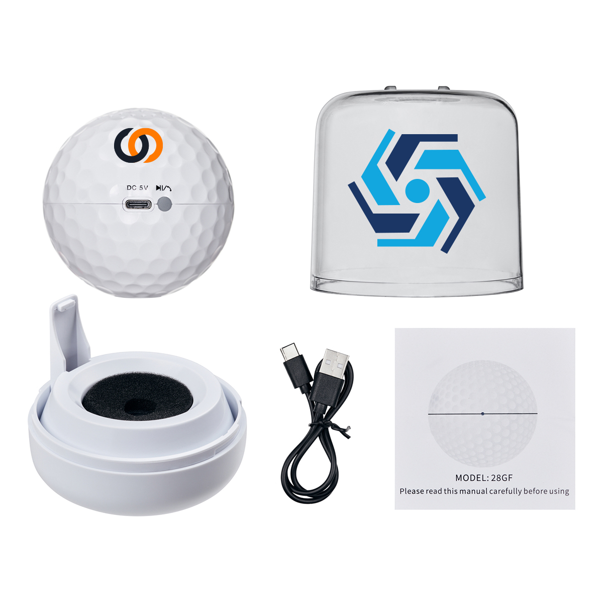 SonicWave Sports Golf Bluetooth Speaker 8